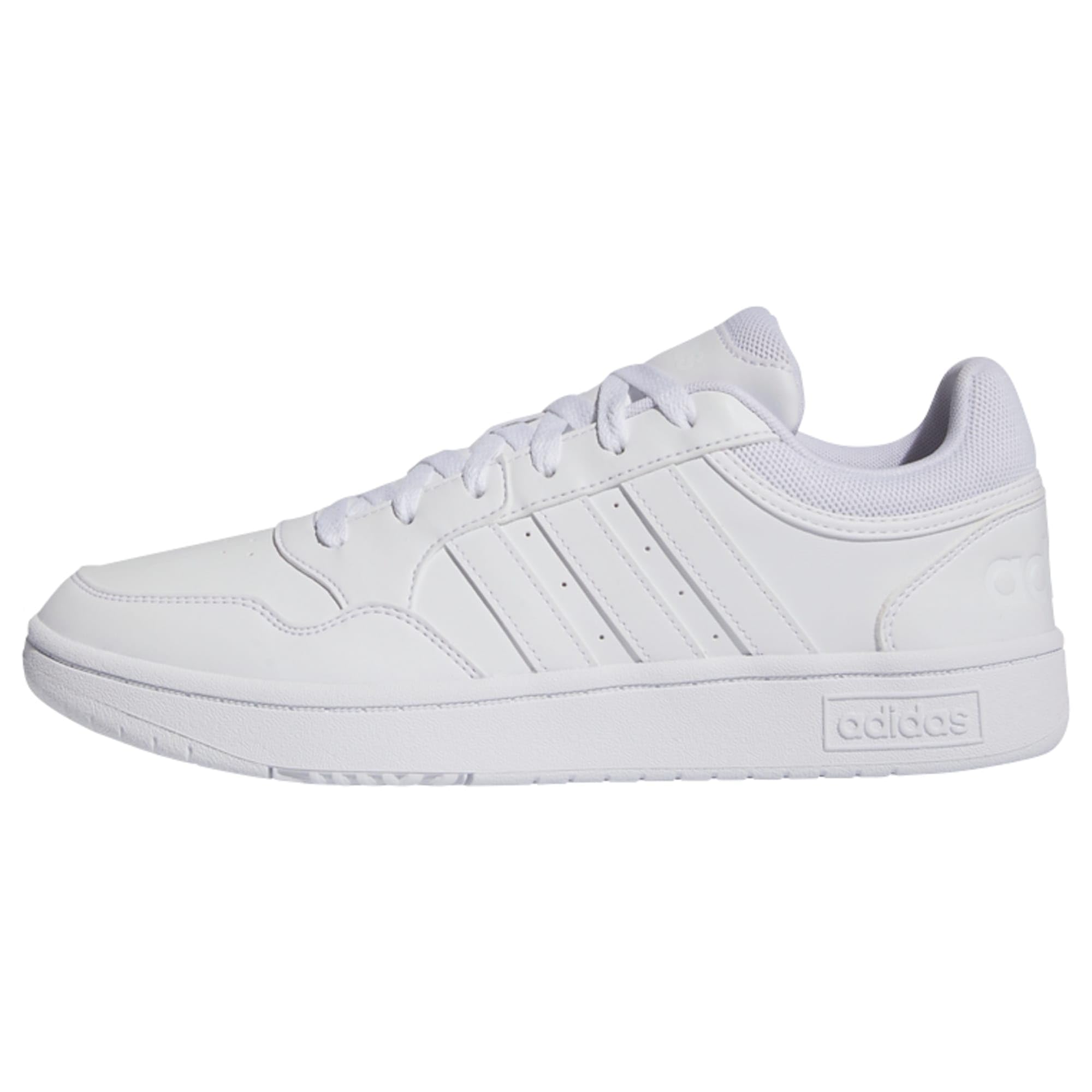 adidas Hoops 3.0 کفش اسنیکر مردانه، سایز ۴۲ (EU)، رنگ: سفید ابری / سفید ابری / مشکی اصلی