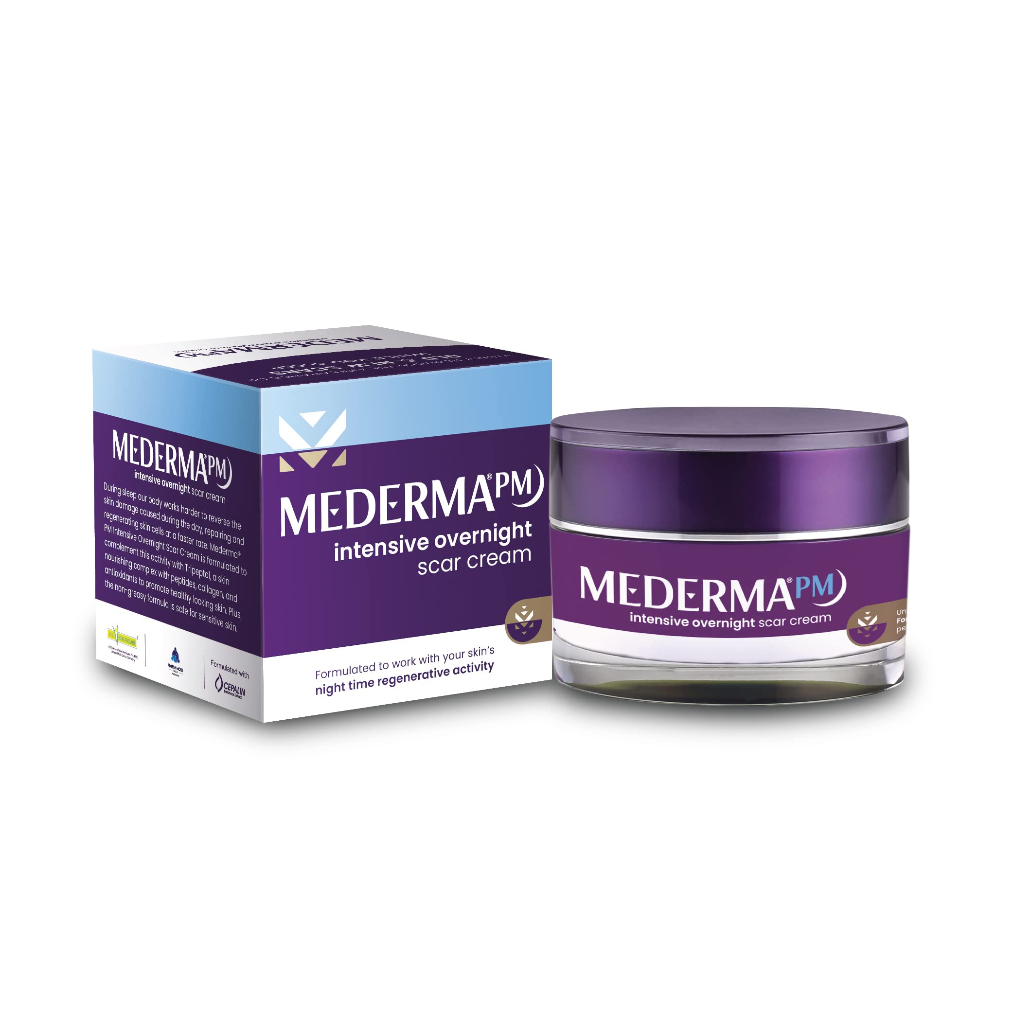 کرم حذف جوش قدیمی و جدید Mederma PM Scar Removal Cream 30g