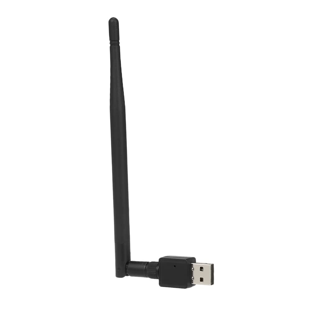 آداپتور بی‌سیم USB WiFi دانگل 600 مگابایت بر ثانیه مورلیان با کارت شبکه LAN 2.4 گیگاهرتز استاندارد 802.11b/g/n با آنتن قابل جداشدن 2dBi برای کامپیوترهای رومیزی لپ تاپ و پی‌سی