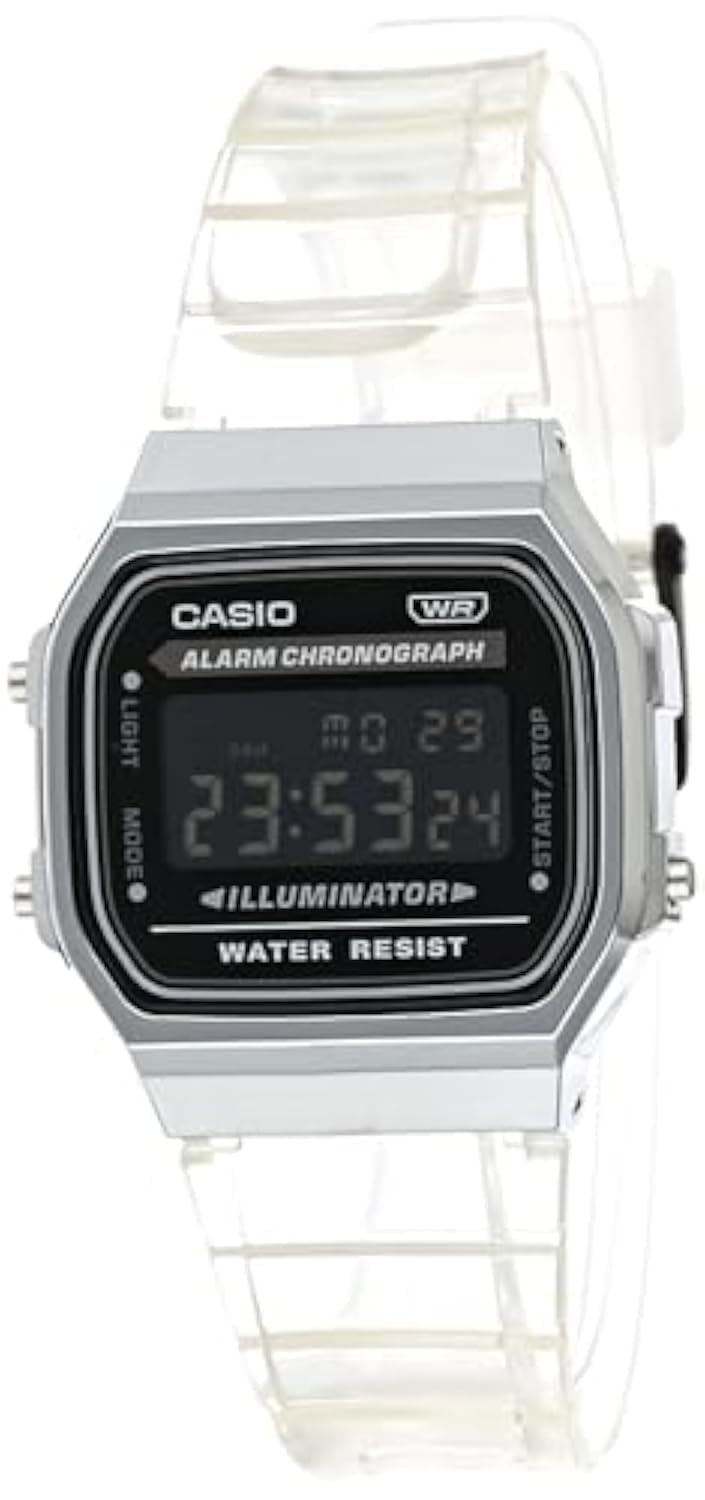ساعت کوارتز بی جنسیت Casio شفاف / سیاه