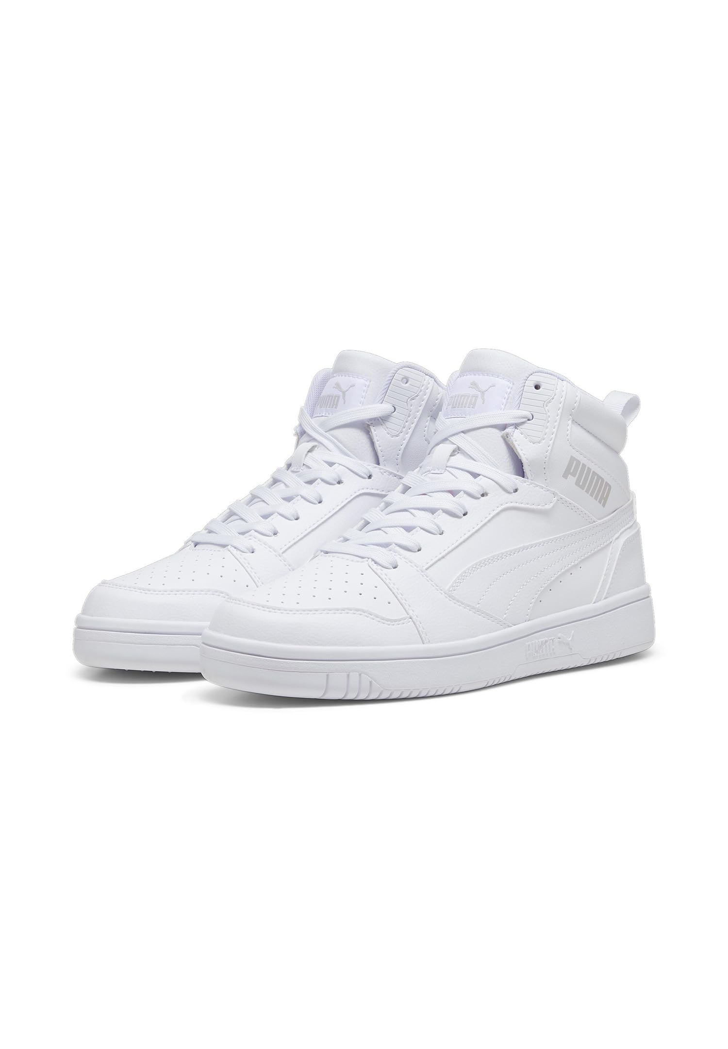کفش ورزشی جنس نامشخص PUMA Rebound V6 اندازه ۴۱ یورو رنگ سفید Puma سفید Puma خاکستری روشن مدل Cool