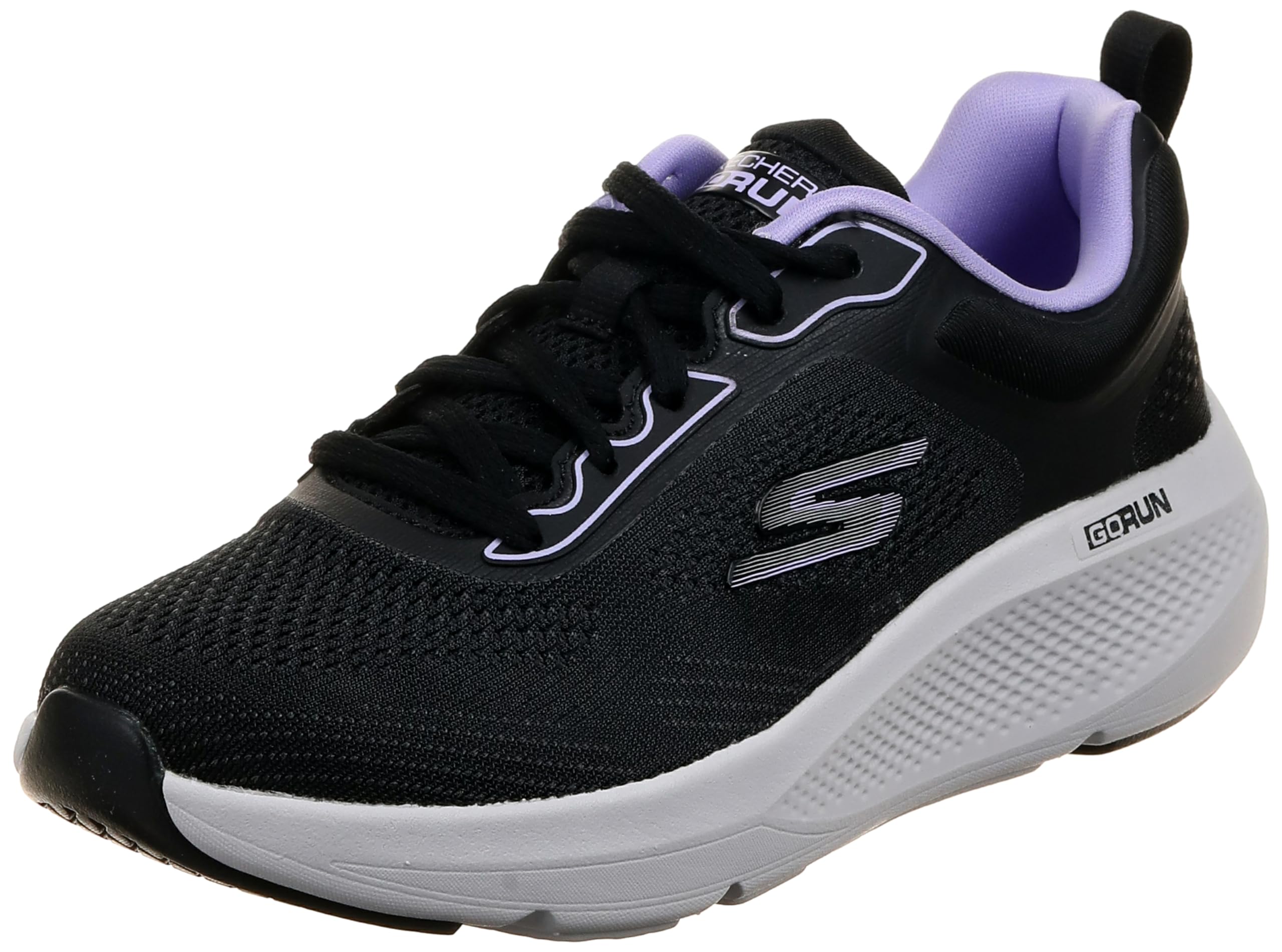 کفش زنانه اسکچرز GO RUN ELEVATE سایز 37 اروپا رنگ مشکی و بنفش