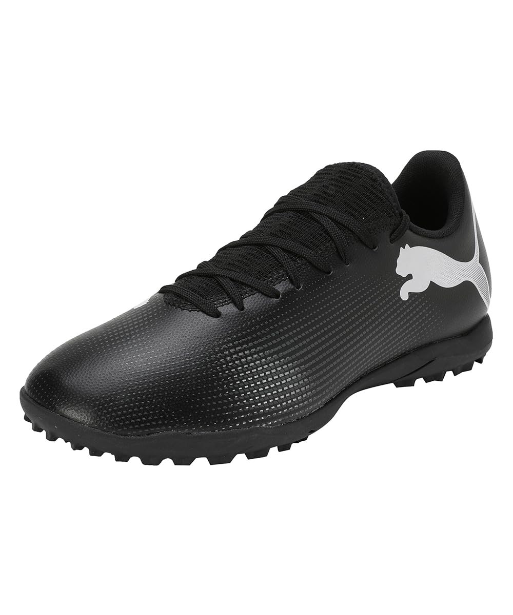 کفش فوتبال مردانه PUMA Future 7 Play TT، سایز 43 (EU)، رنگ مشکی-سفید