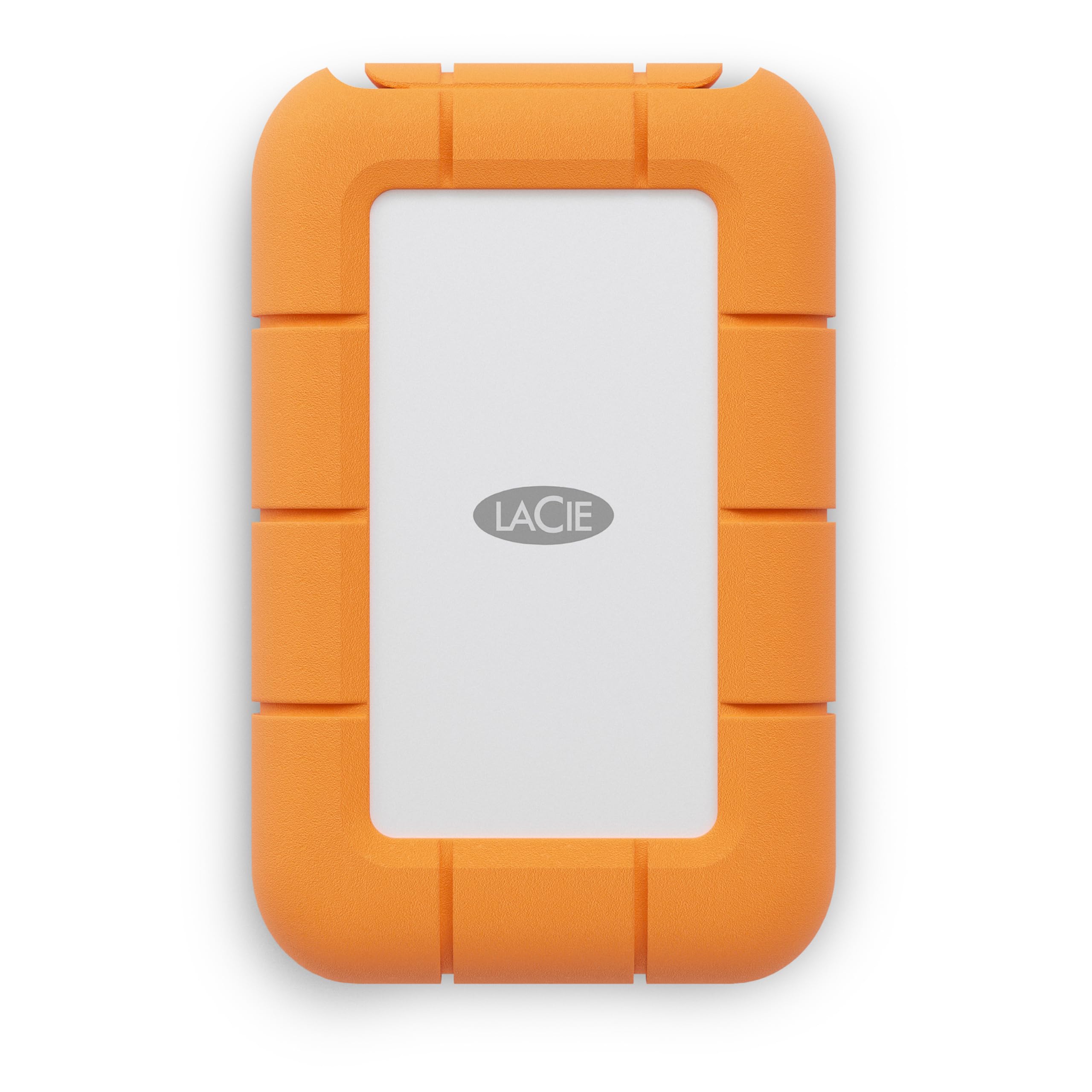 SSD خارجی LaCie Rugged Mini با ظرفیت 2TB، 40 گیگابایت بر ثانیه، 2.000 مگابایت بر ثانیه، سازگار با کامپیوتر، مک، آیپد و آیفون، خدمات اولیه داده (STMF2000400) Rugged Mini SSD 2TB