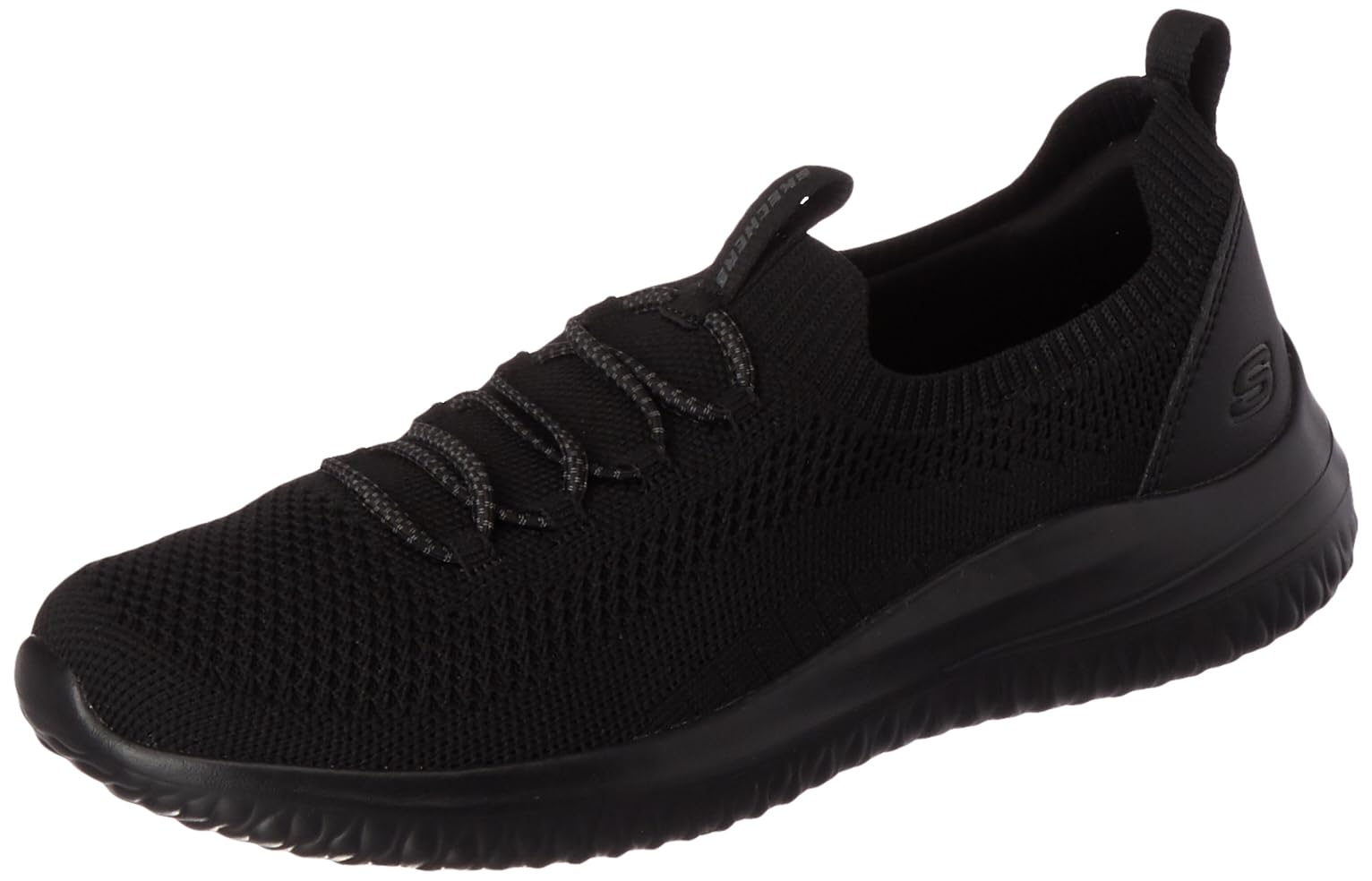 Skechers DELSON کتانی مردانه سایز ۴۳ (EU) مشکی مشکی