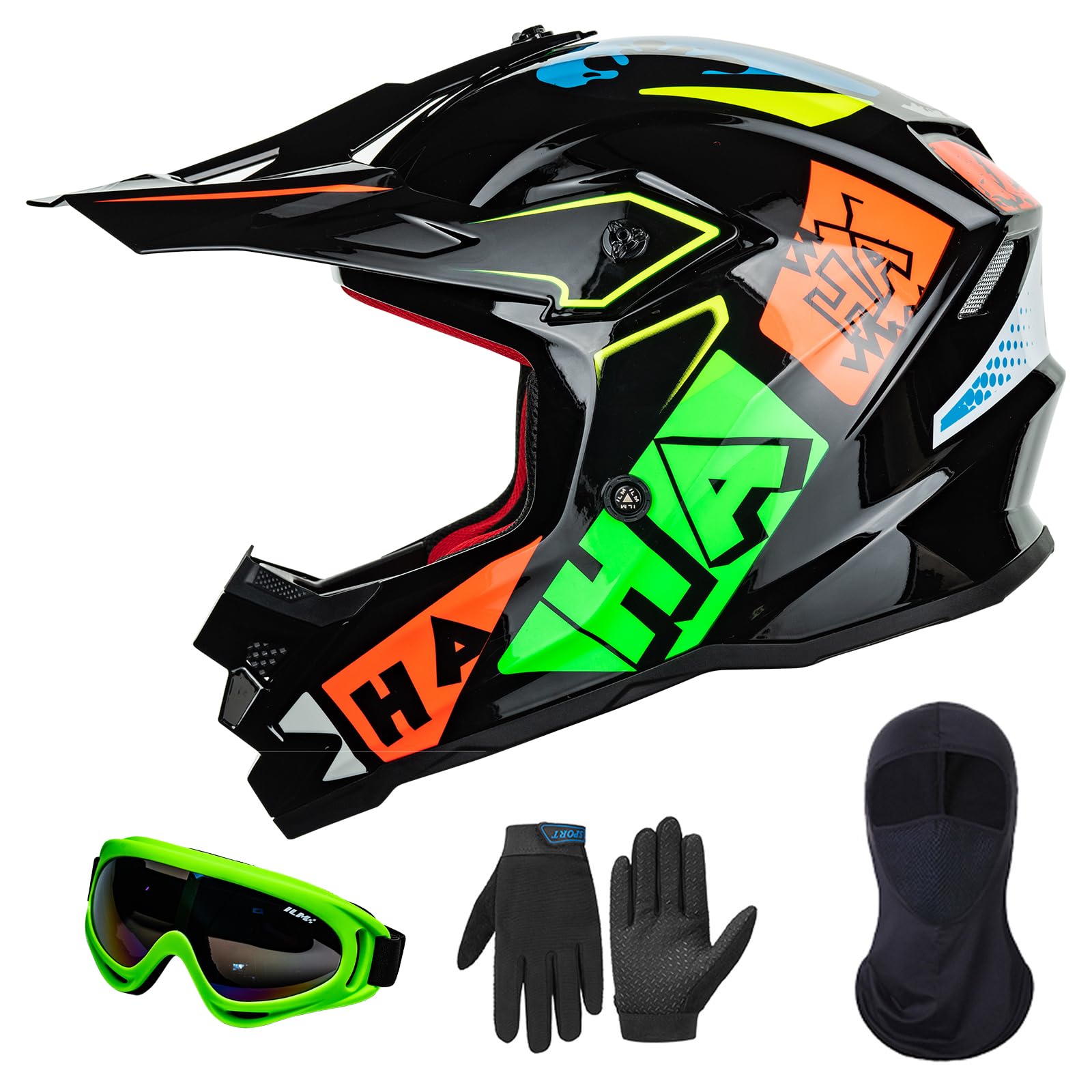 کلاه ایمنی کودک ATV ILM جوانان کاج داستان کاج موتورسیکلتی BMX جاده خارج از مسیر Go Kart Casco DOT ECE Model-Z705 S Hip-hop