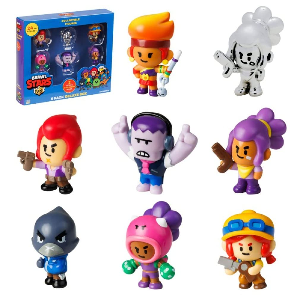 اعداد بازی Brawl Stars 8 بسته لوکس با جعبه (فصل 1) با 2 شخصیت مخفی