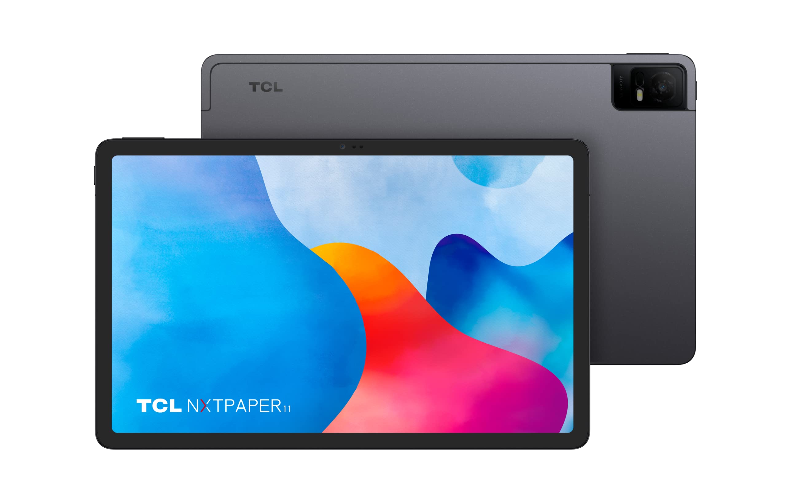تبلت TCL NXTPAPER 11 اینچ وای فای 11 اینچ با صفحه ۲K NXTVISION، اندروید ۱۳، ۴ گیگابایت رم، ۱۲۸ گیگابایت حافظه، باتری ۸۰۰۰ میلی آمپر ساعت، خاکستری تیره