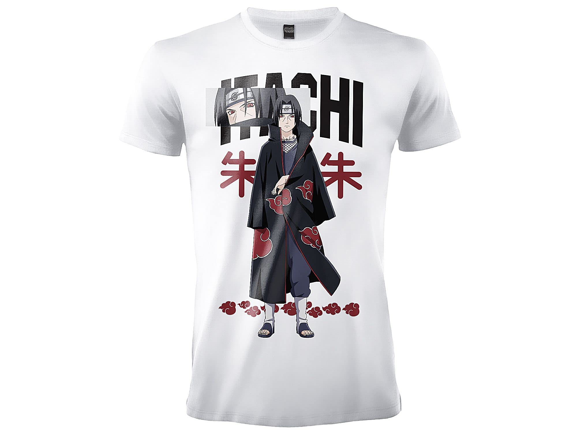 تی‌شرت Difuzed Naruto Itachi Uchiha تی‌شرت رسمی Unisex سفید بزرگسال پسران XS سفید
