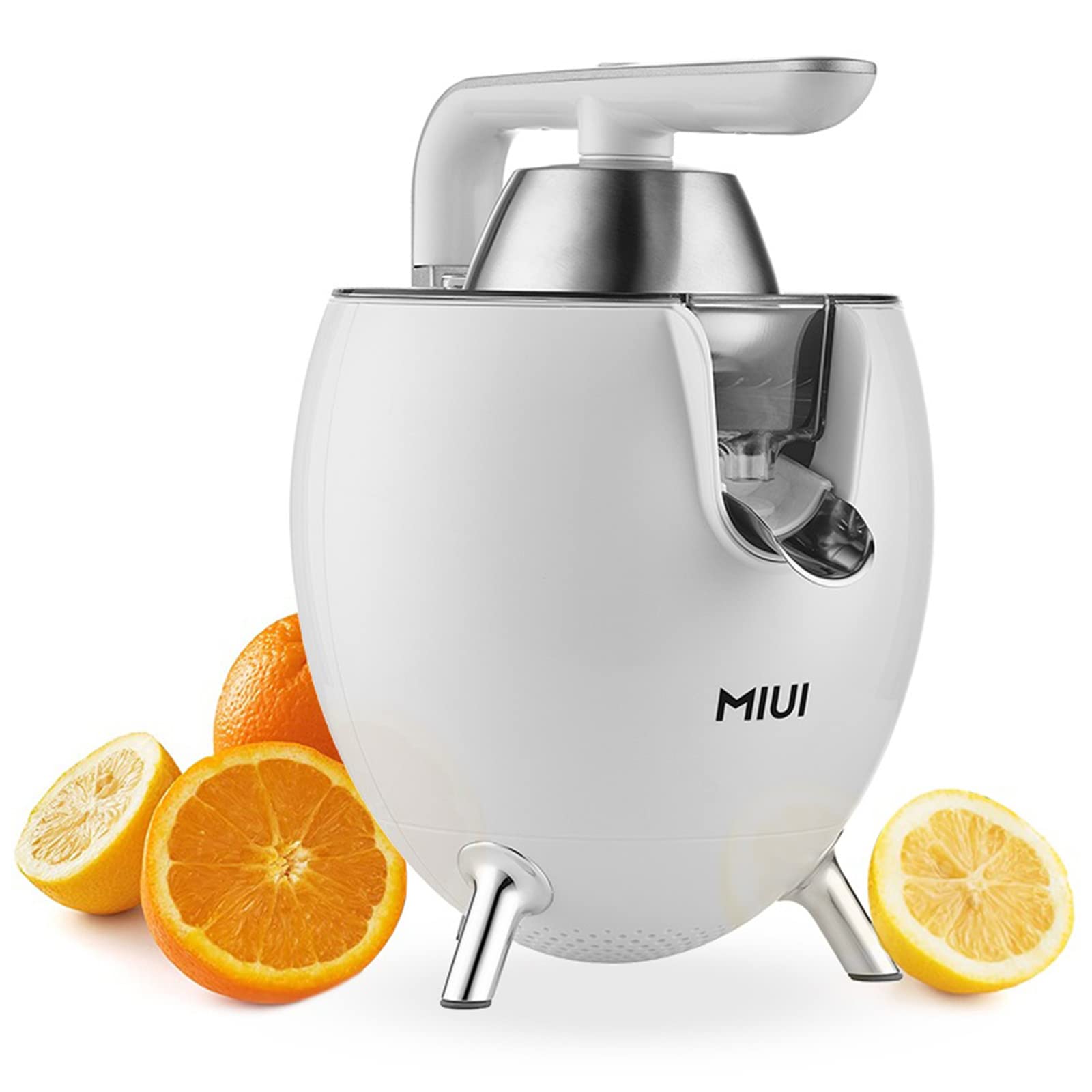 سازگار با MIUI آبمیوه گیری لیمویی استیل ضد زنگ دستگاه گیرنده لیمویی برقی با دو عصاره در شکل تخم مخصوص، برای لیمو، لیموی ترش، گریپ فروت