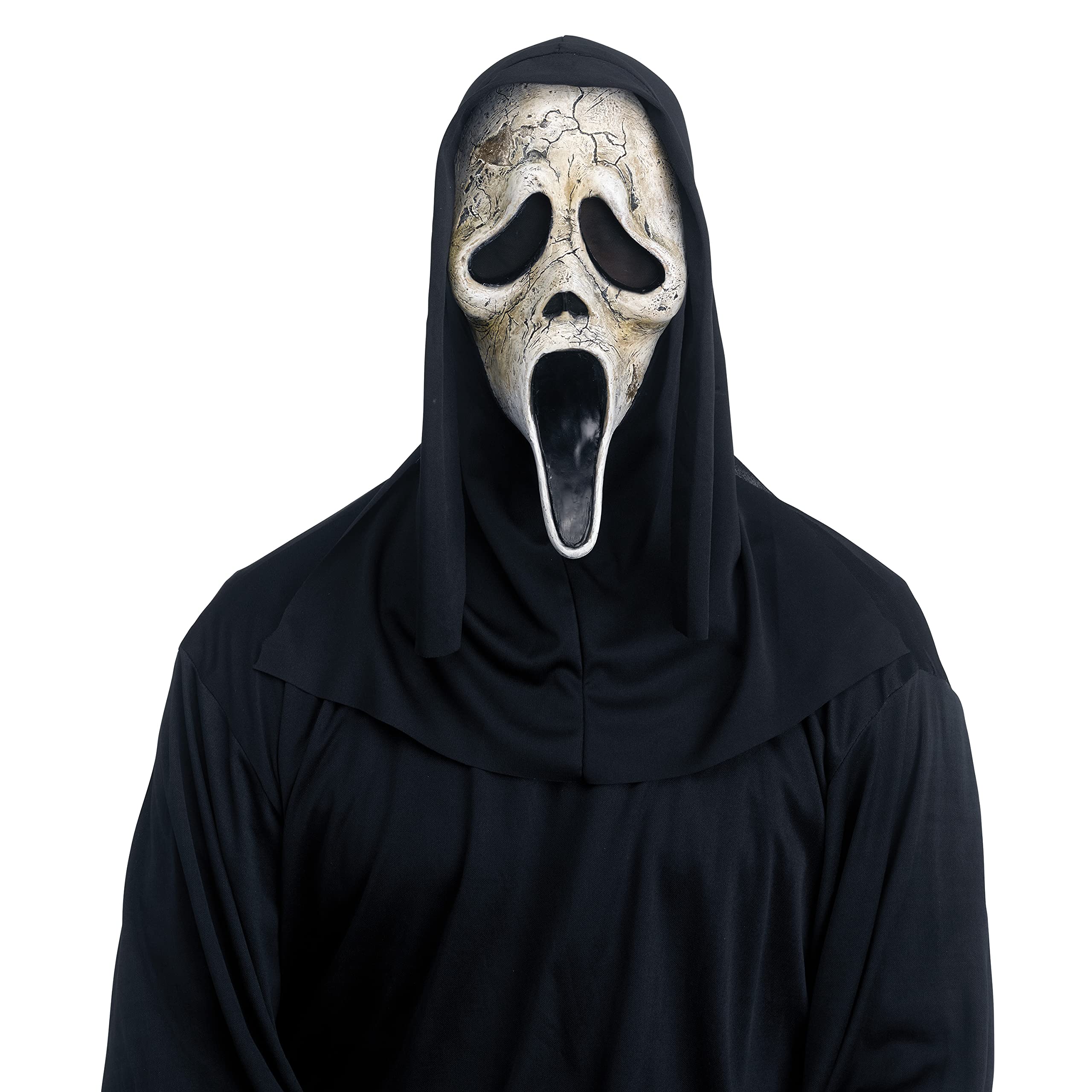 ماسک رسمی Ghost Face با لایسنس Fun World، لوازم جانبی لباس ماسک Ghost Face، بالغان هر دو جنسیته