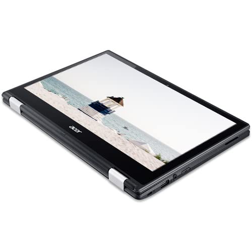 لپ تاپ تبدیل‌پذیر پریمیوم ایسر (بازسازی شده) 2 در 1 Chromebook، صفحه نمایش لمسی HD 11 اینچ، پردازنده اینتل سلرون ان پردازنده تا 2.08 گیگاهرتز، 4 گیگابایت رم، 80 گیگابایت حافظه‌ی ذخیره‌سازی (64 گیگابایت SD + 16 گیگابایت SSD)، وای فای فوق‌سریع، سیستم عامل Chrome OS