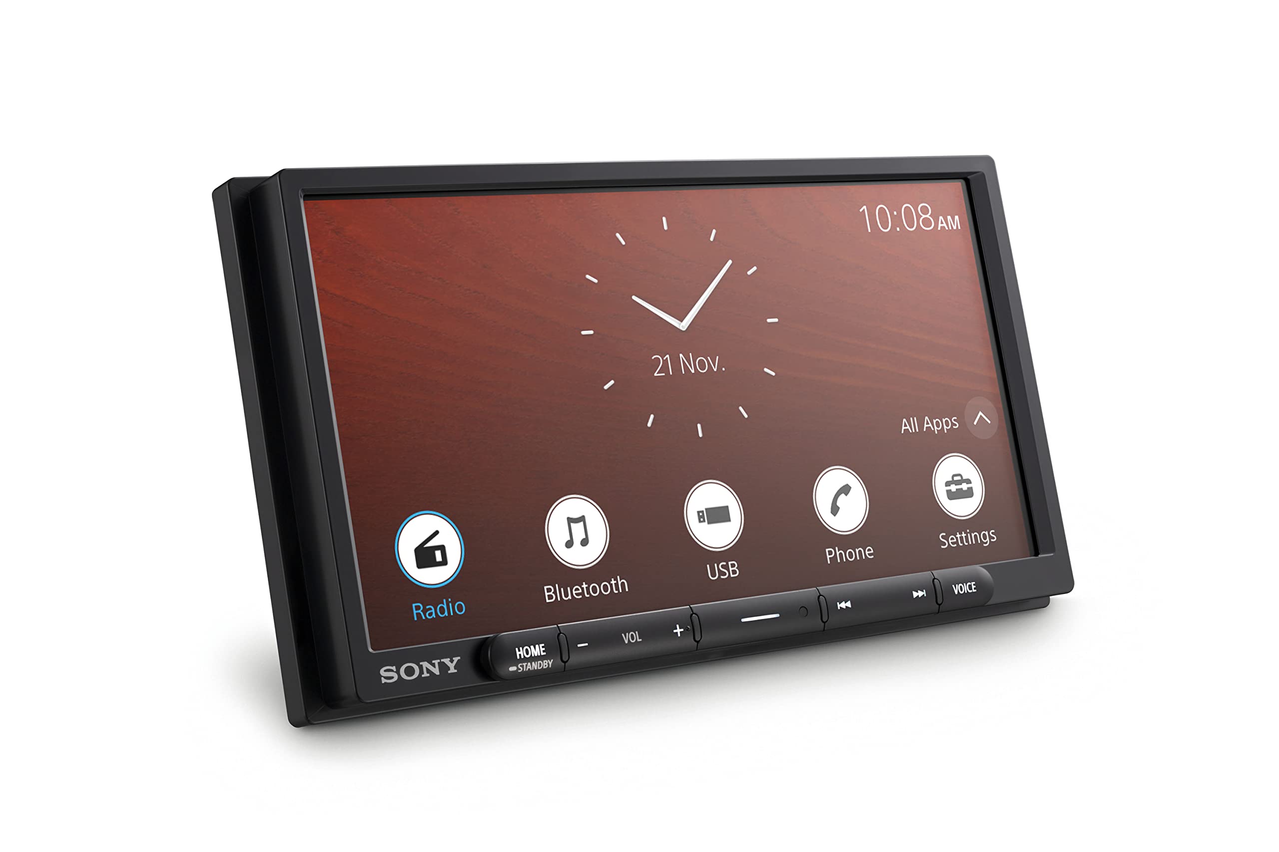Sony Car Stereo XAV-AX4000 با صفحه نمایش دیجیتال 17.6 سانتی‌متر (6.95 اینچ) با داشتن بلوتوث، اندروید اتو بی‌سیم، اپل کارپلی بی‌سیم، پیش از خروج - 3 × 5V، قدرت خروجی - 55W × 4، 7 اینچ XAV-AX4000