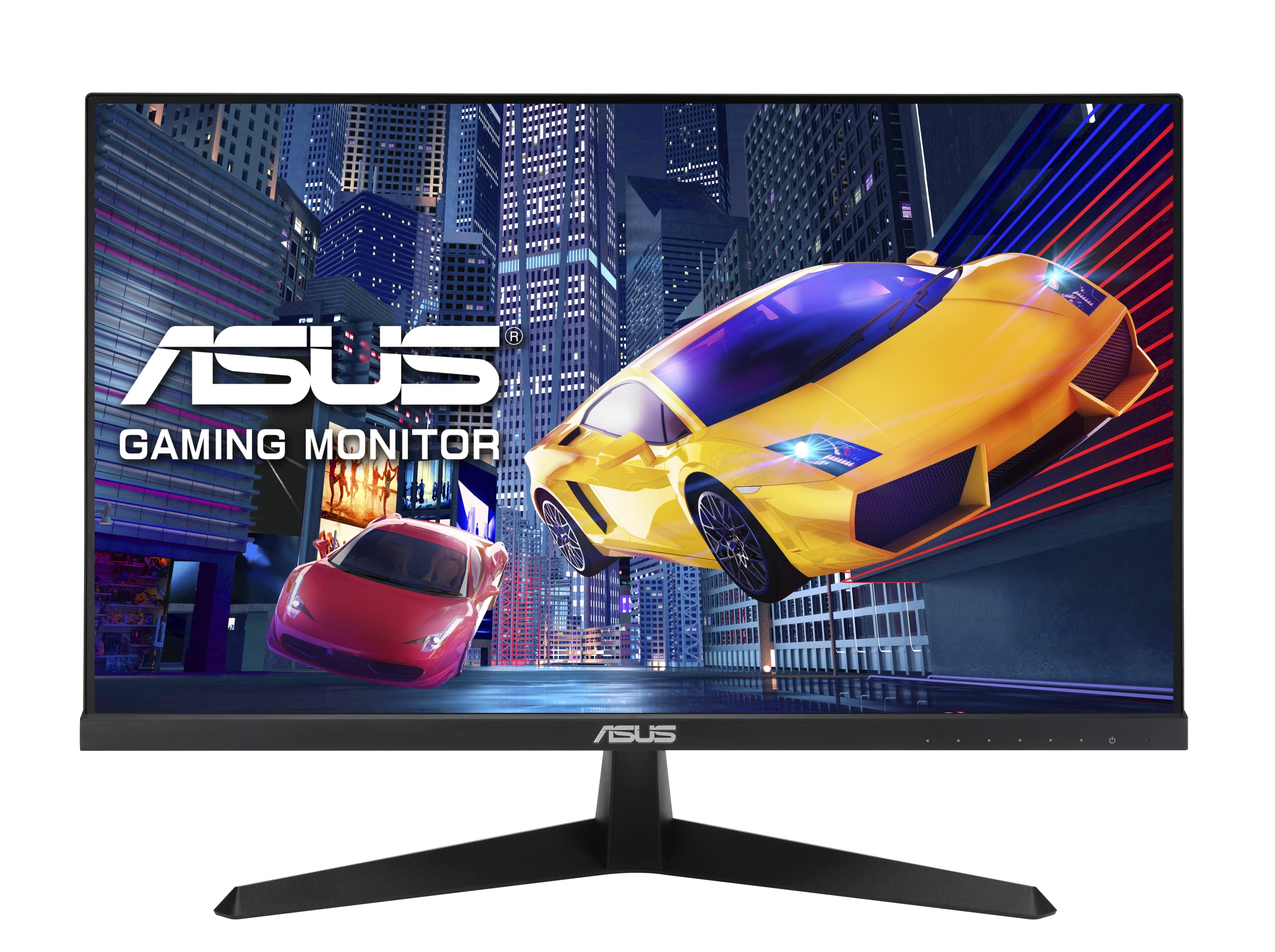 صفحه نمایش بازی ASUS VY249HGE Eye Care – 24 اینچ، FHD1920 x 1080 ،IPS، 144Hz، IPS، SmoothMotion،1ms (MPRT)، FreeSync Premium، فناوری Eye Care Plus، فیلتر نور آبی، بدون ومضغه، درمان ضد باکتریایی، صفحه نمایش 24 اینچ 144Hz با درمان ضد باکتریایی