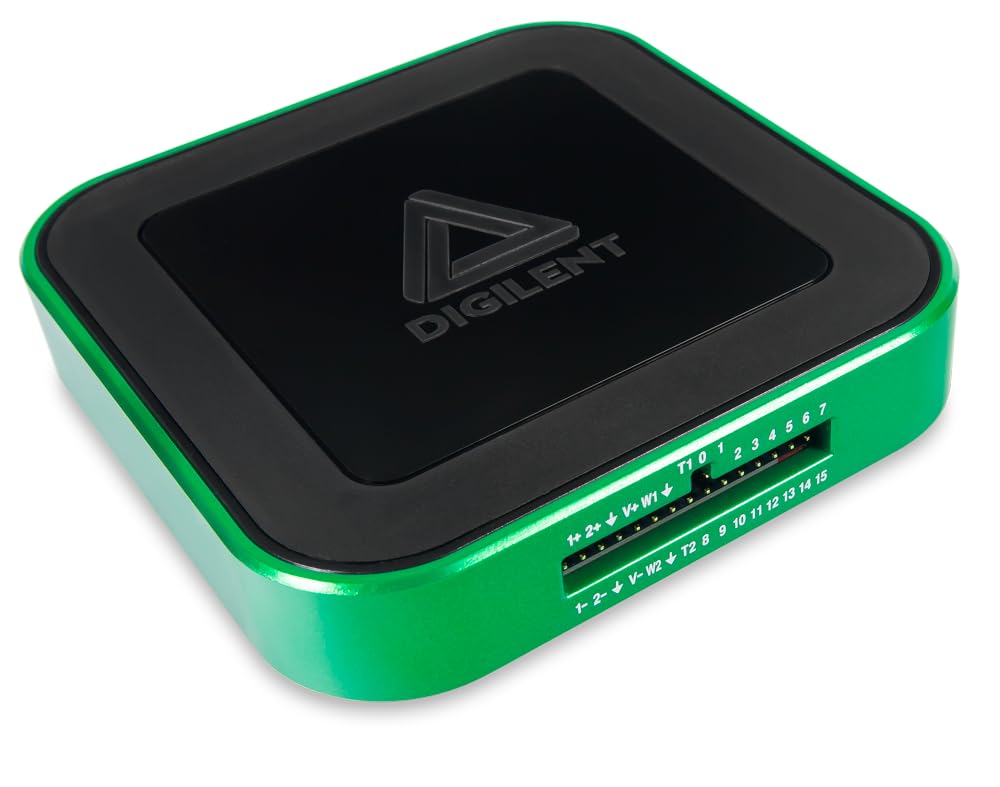 Digilent Analog Discovery 3: اسیلوسکوپ USB با 125 میلیون نمونه در ثانیه، تولید کننده فرم موج، آنالیزور منطقی و منبع تغذیه متغیر