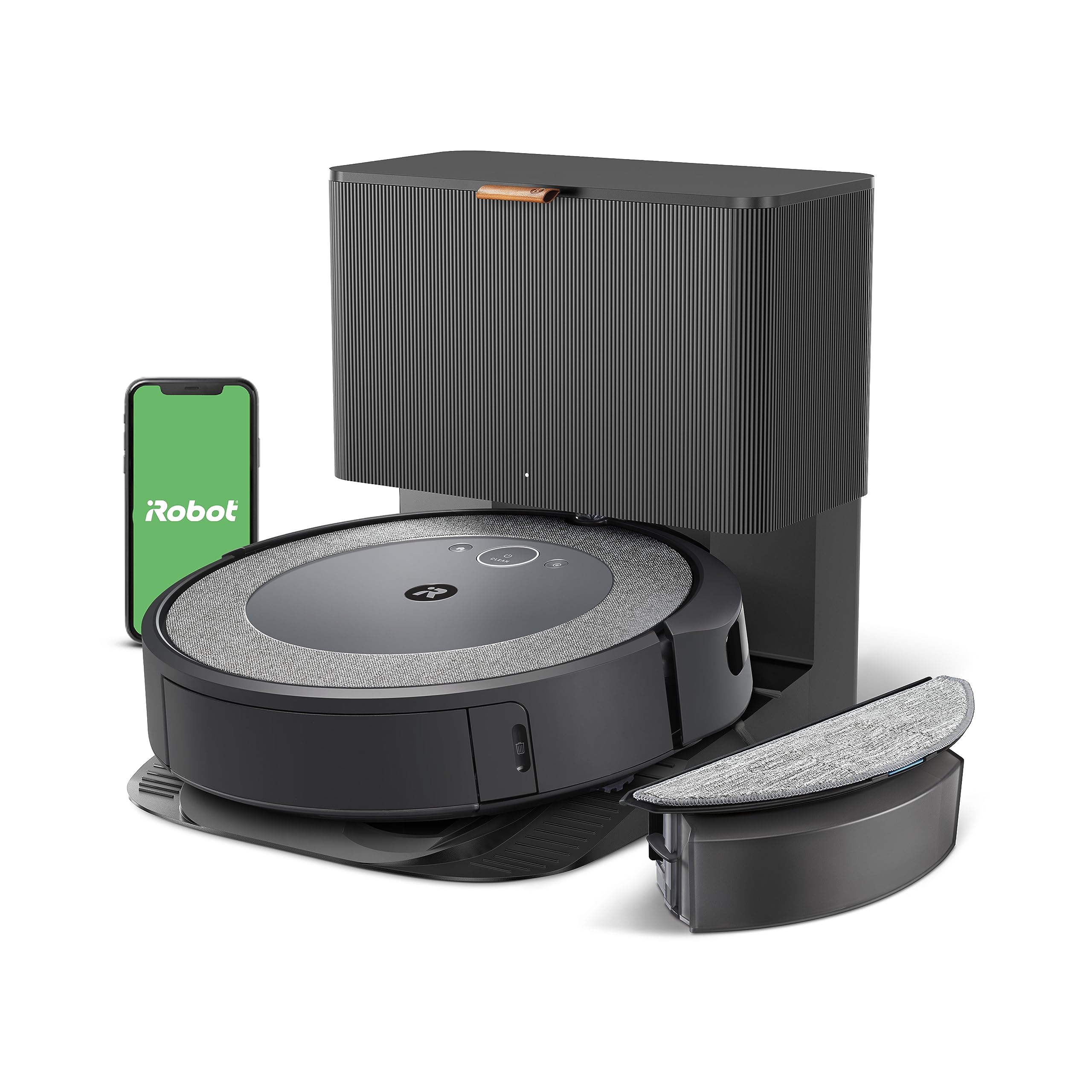 روبات خود خالی کننده و مپ آی روبوت Roomba Combo i5+، با قابلیت تمیزکاری اتاق به اتاق با نقشه‌برداری هوشمند، خودش را تا ۶۰ روز خالی می‌کند، با الکسا کار می‌کند، سیستم عامل تمیزکاری شخصی‌سازی شده