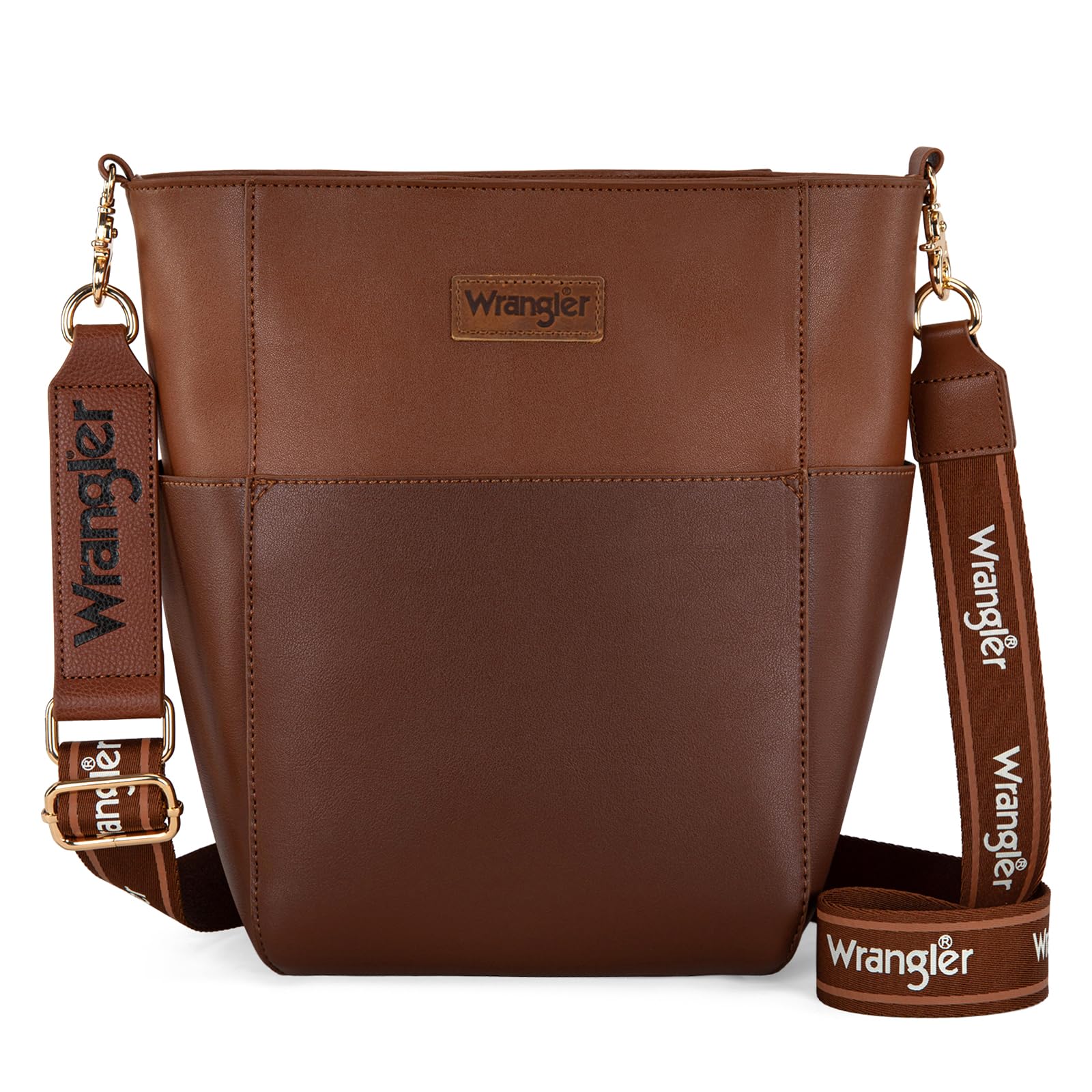 کیسه دستی برای زنان Wrangler با قلاب شانه‌ای و کیف سازماندهی اضافی - شکلات کافه