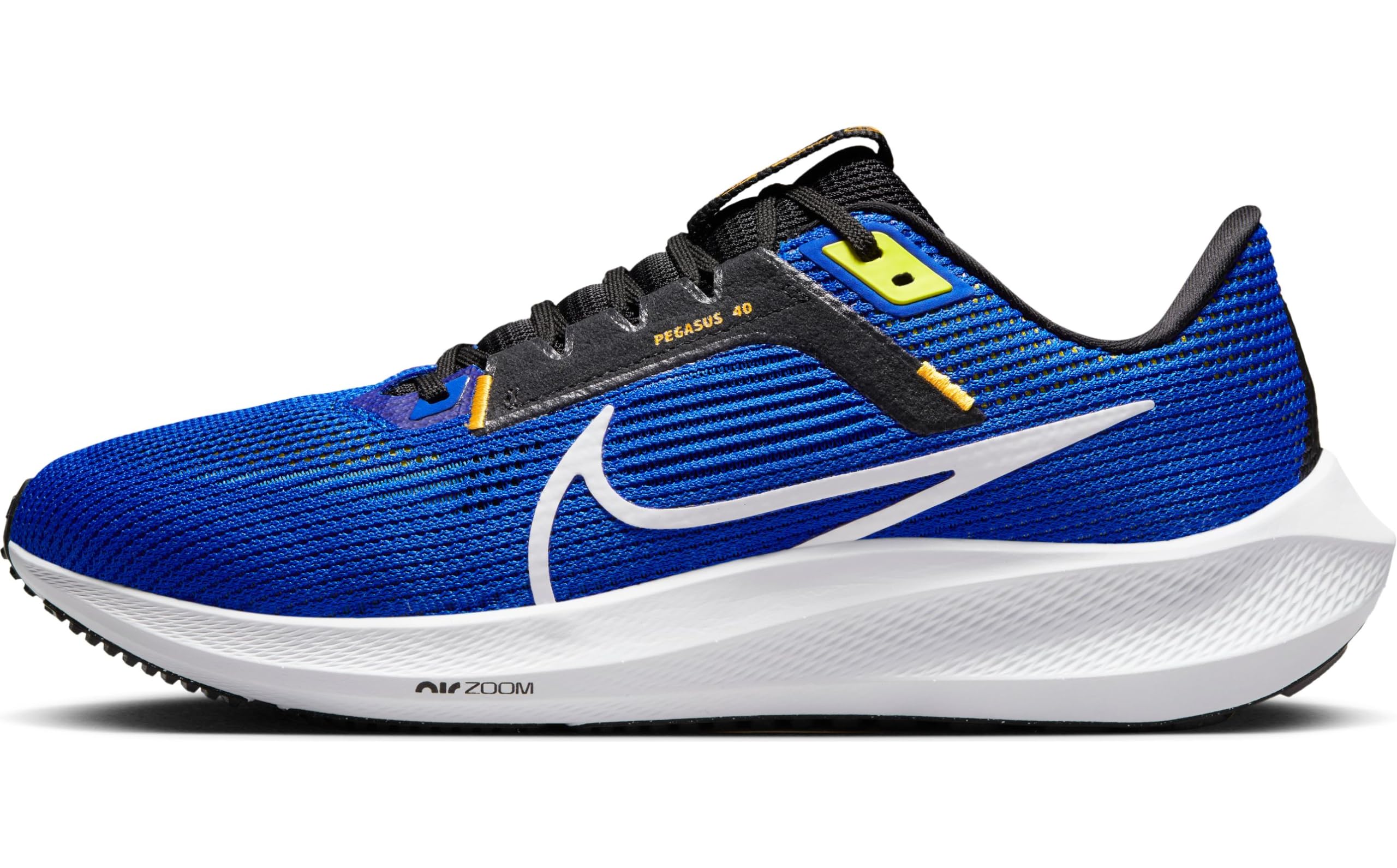 کفش های بند دار مردانه Nike AIR ZOOM PEGASUS 40 42 EU RACER BLUE/WHITE-BLACK-SUNDIAL-HIGH VOLT