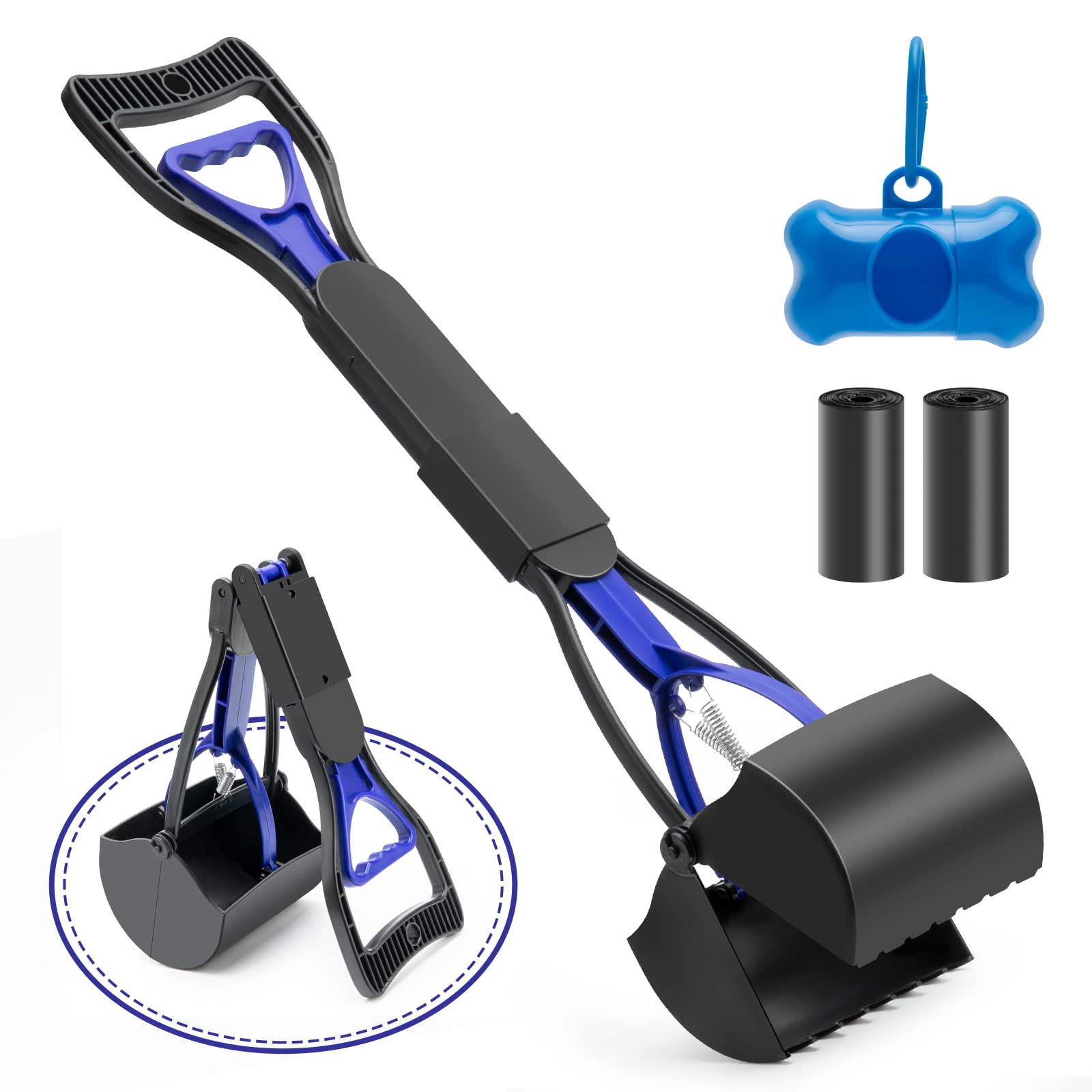 WVacFre 23.62'' Pet Pooper Scooper for Dogs and Cats with Long Handle High Strength Material and Durable Spring for Easy Grass and Gravel Pick Up (Scooper60cm)WVac
ویکاکفر ابزار زمین‌تمیز کن حیوانات خانگی 23.62 اینچ برای سگ‌ها و گربه‌ها با دسته بلند مواد با مقاومت بالا و استحکام برای برداشتن راحت چمن و مال ریگ (اسکوپر ۶۰ سانتی‌متر)WVac