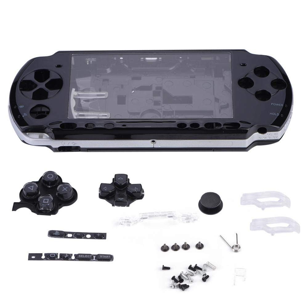 جایگزینی کامل پوشش محافظ کنسول بازی برای PSP 3000، سیستم Playstation Portable 3000، طراحی ضد شوک و ضد خط و خش شفاف
