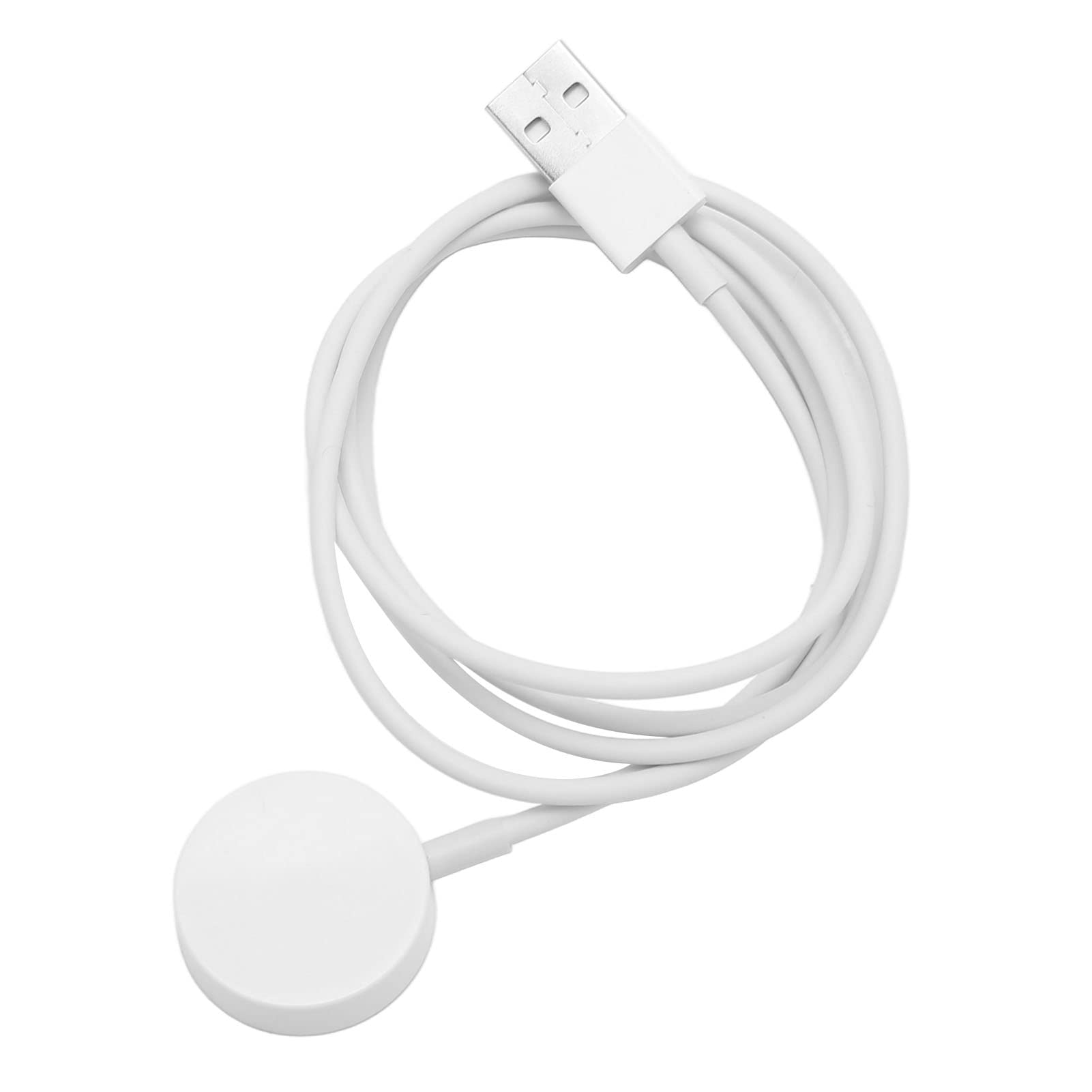 شارژر سریع مغناطیسی برای ساعت هوشمند فاسیل نسل ۱، ۲ و ۳، کابل شارژ قابل حمل USB پایگاه شارژر استند جایگزین (سفید)
