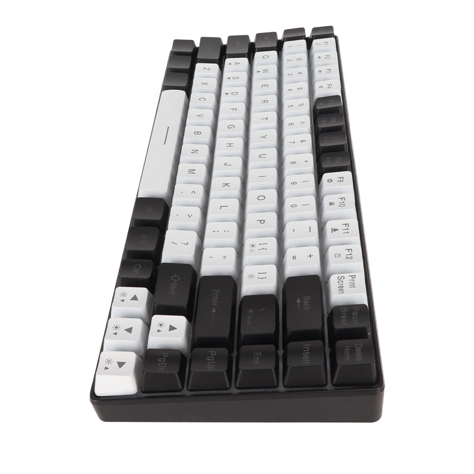 کیبورد مکانیکال باسیم Bewinner 84 کلیدی، کیبورد بازی RGB Backlit، کیبورد مکانیکال آرام با منحنی‌های ارگونومیک، کیبورد قابل حمل، کیبورد مکانیکال قابل تعویض (سفید) (DNEId5kgrgu4wp-11)