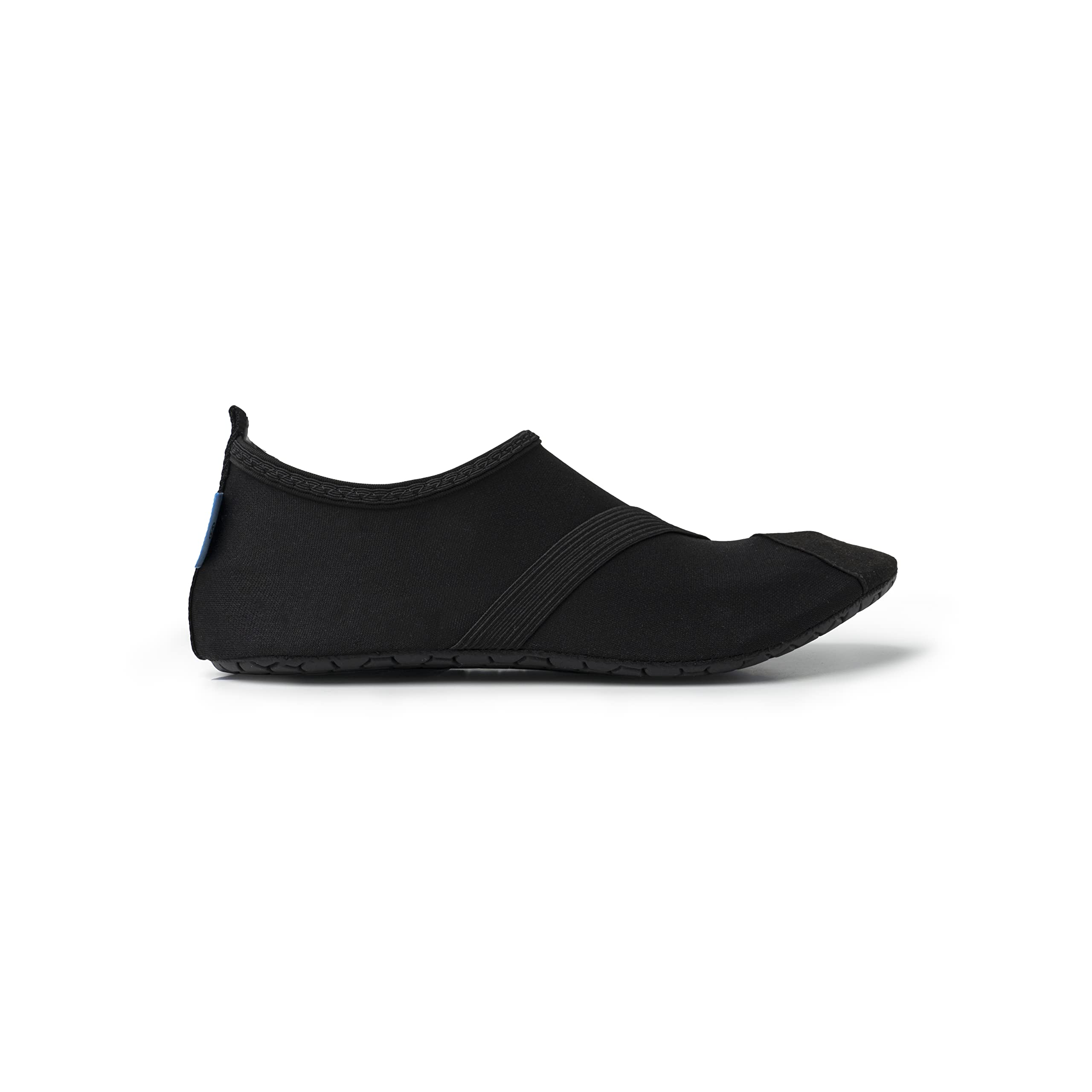 FitKicks اورجینال زنانه، تاشو، سبک زندگی فعال، کفش مینیمال، یوگا بدون کفش، کفش‌های ورزشی مخصوص آب، اندازه XL، مشکی/مشکی