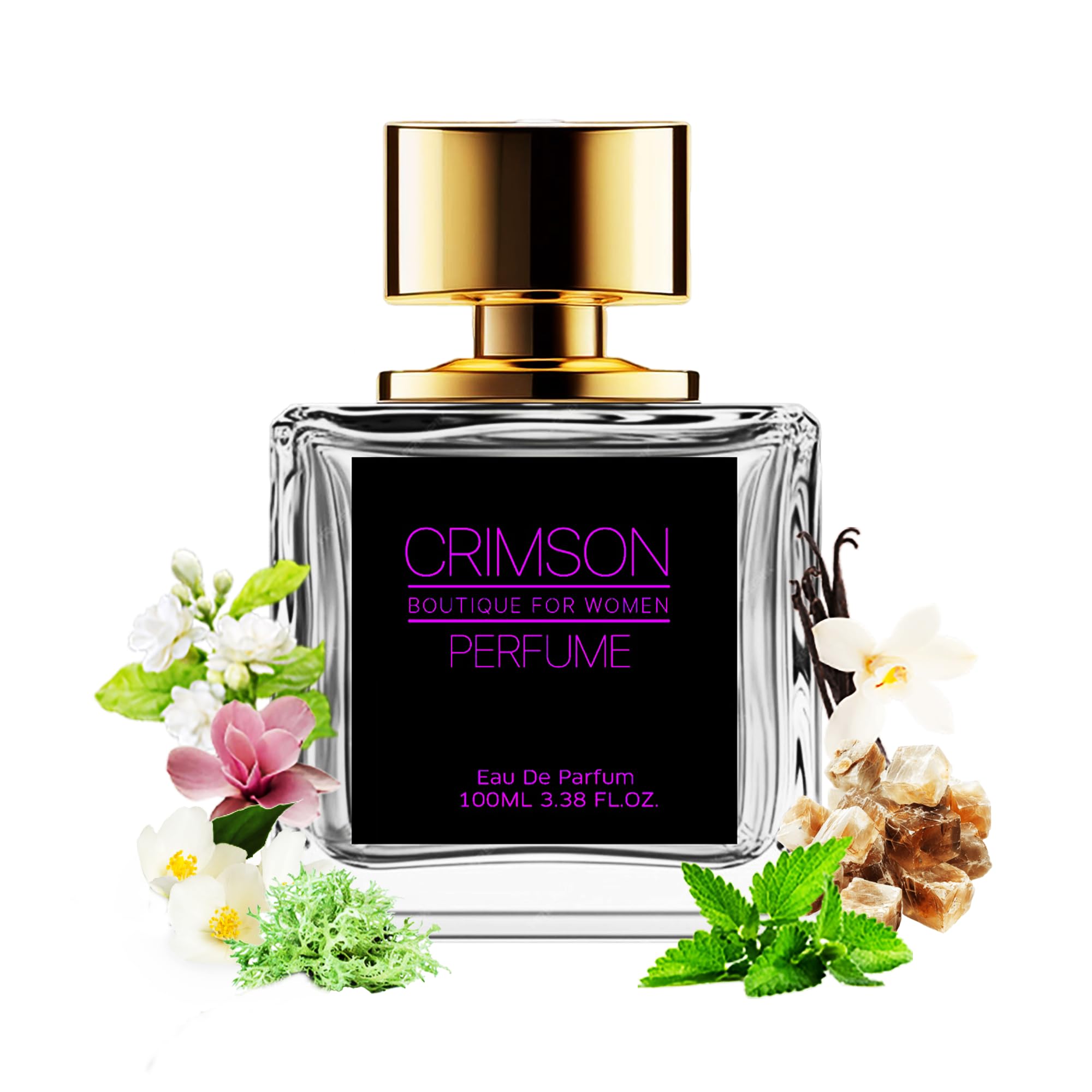 عطر زنانه اتلانتیک کریمسون پورپل - EDP با ماندگاری بلند 100 میلی لیتر برای بانوان و زنان - بهترین هدیه برای او - عطر زنانه با کیفیت و تازه
