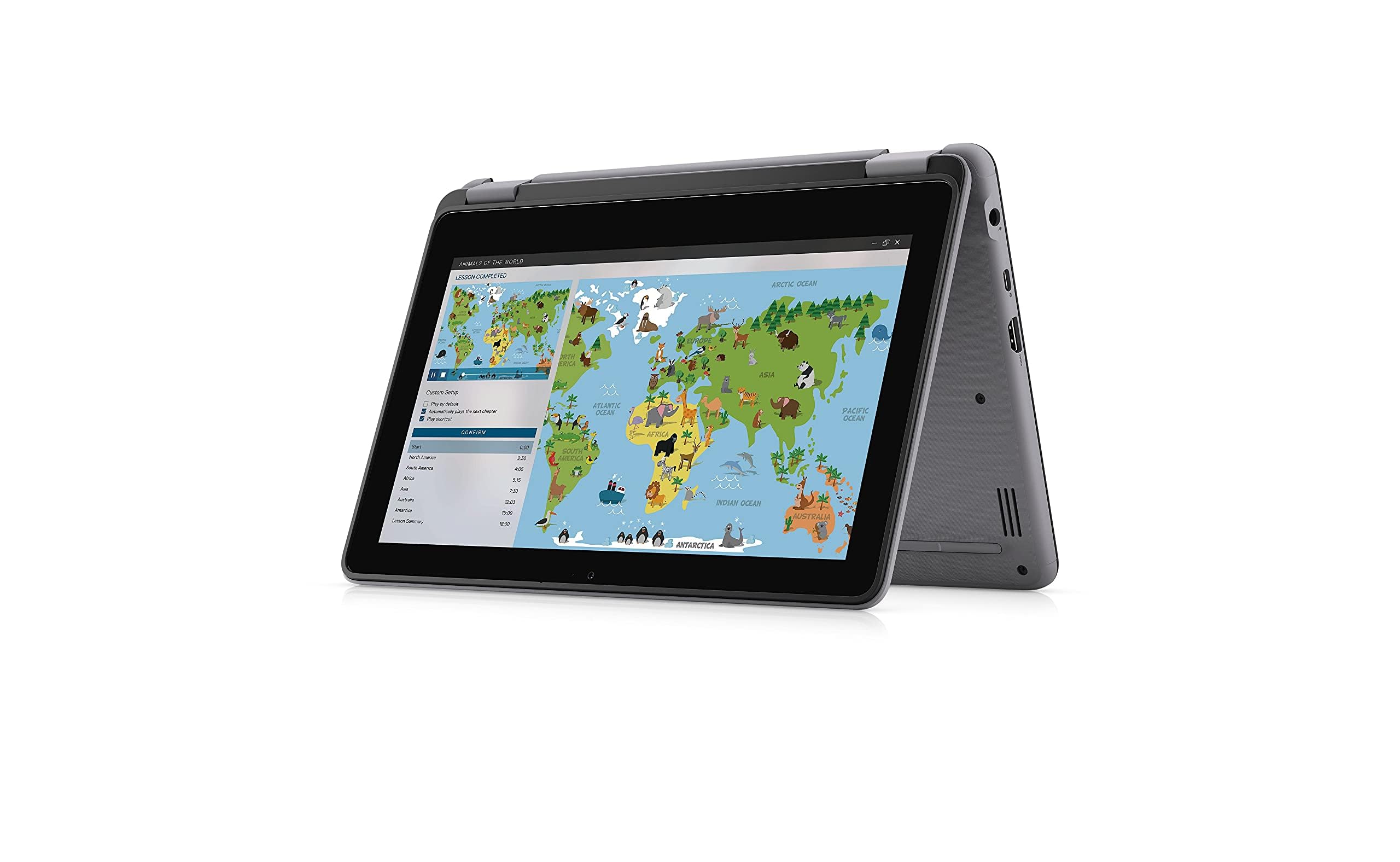 لطفاً توضیحات محصول زیر را ترجمه کنید:
Dell (تجدید نظر شده) Latitude 3000 3120 2-in-1 (2021) | صفحه نمایش لمسی 11.6 "HD | هسته سلرون - 128GB SSD - 4GB RAM | 4 هسته Win 11 Pro