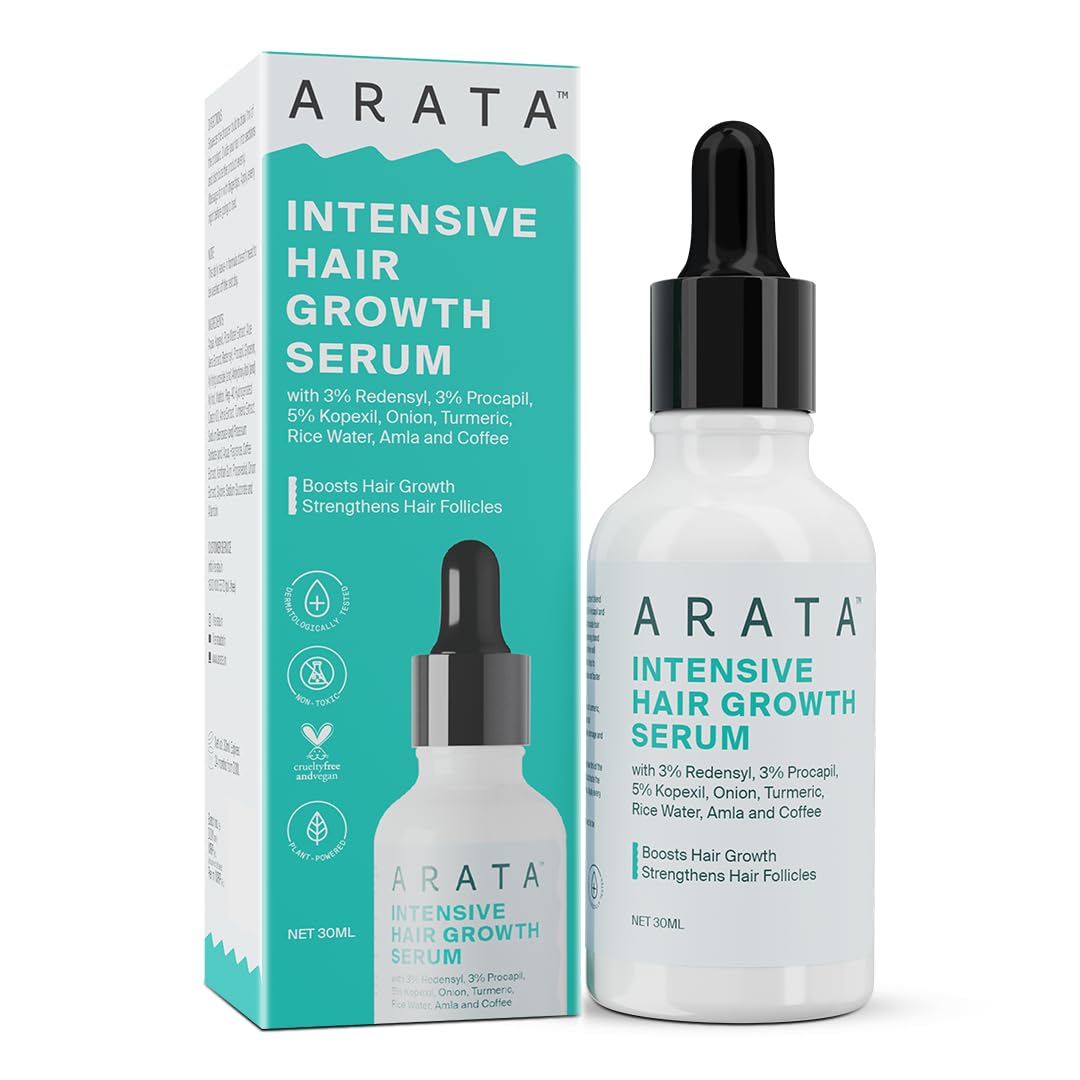 سرم تقویت‌کننده موی محکم ARATA - 3% ردنسیل، 3% پروکاپیل (30 میلی‌لیتر)