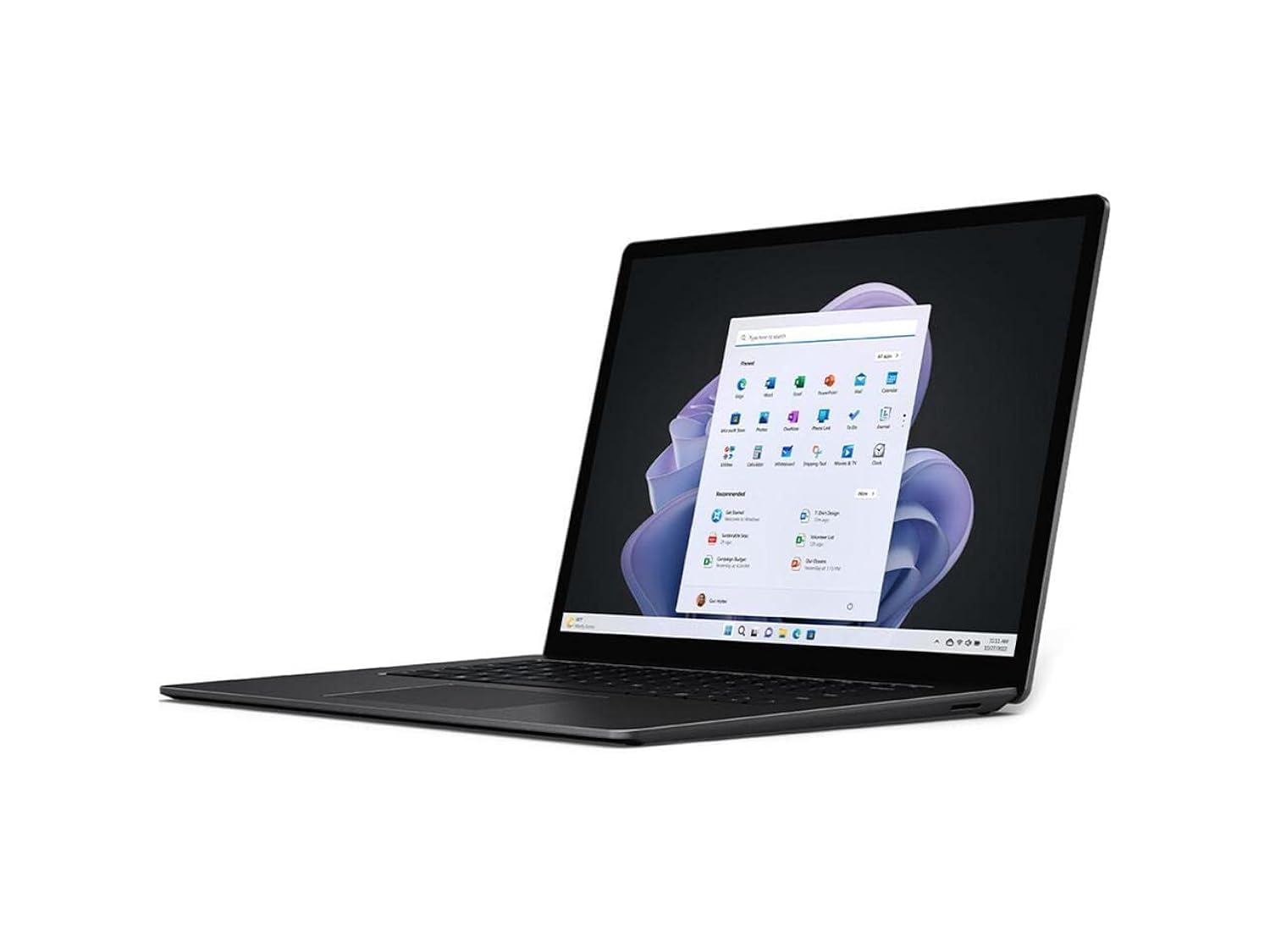 لپ تاپ مایکروسافت سرفیس 5، 13.5 اینچ مالتی‌تاچ اینتل کور i5 (نسل دوازدهم) با 10 هسته، 16 گیگابایت LPDDR5X، 256 گیگابایت SSD ویندوز 11 پرو با گرافیک یکپارچه اینتل Iris Xe - مشکی مات، R7B-00024