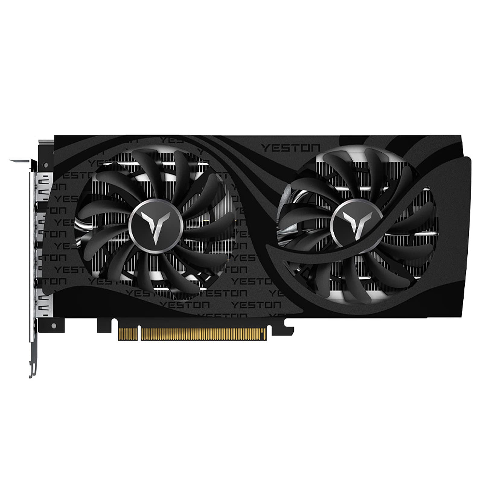 کارت گرافیک Fawoonu RTX3060-8G D6 GA دارای حافظه 8 گیگابایت / 128 بیت / GDDR6، دو فن خنک‌کننده با ابعاد بزرگ، پشته فلزی، و پورت‌های DP*3+ ورودی رابط تعریف باکیفیت بالا