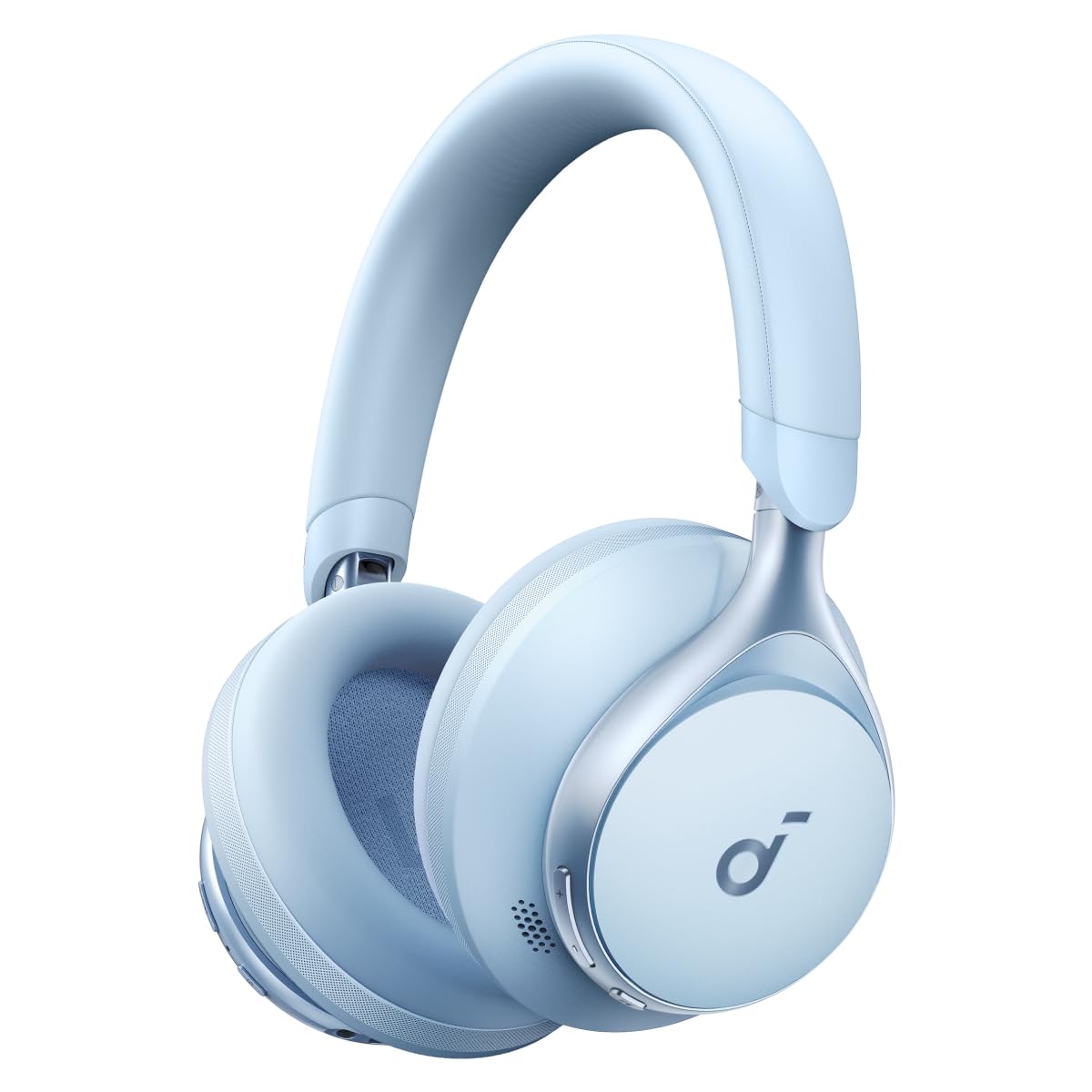 هدفون‌های فوق‌العاده‌ی فعال-صدا Soundcore by Anker، Space One با کنسل‌کردن نوفه‌های فعال تطبیقی، کاهش بهینه‌ی صدای انسانی، بازی‌بازی ان‌سی 40 ساعته، صدای بی‌سیم با کیفیت بالا LDAC، مناسب و راحت، بلوتوث 5.3، کنترل از طریق اپلیکیشن