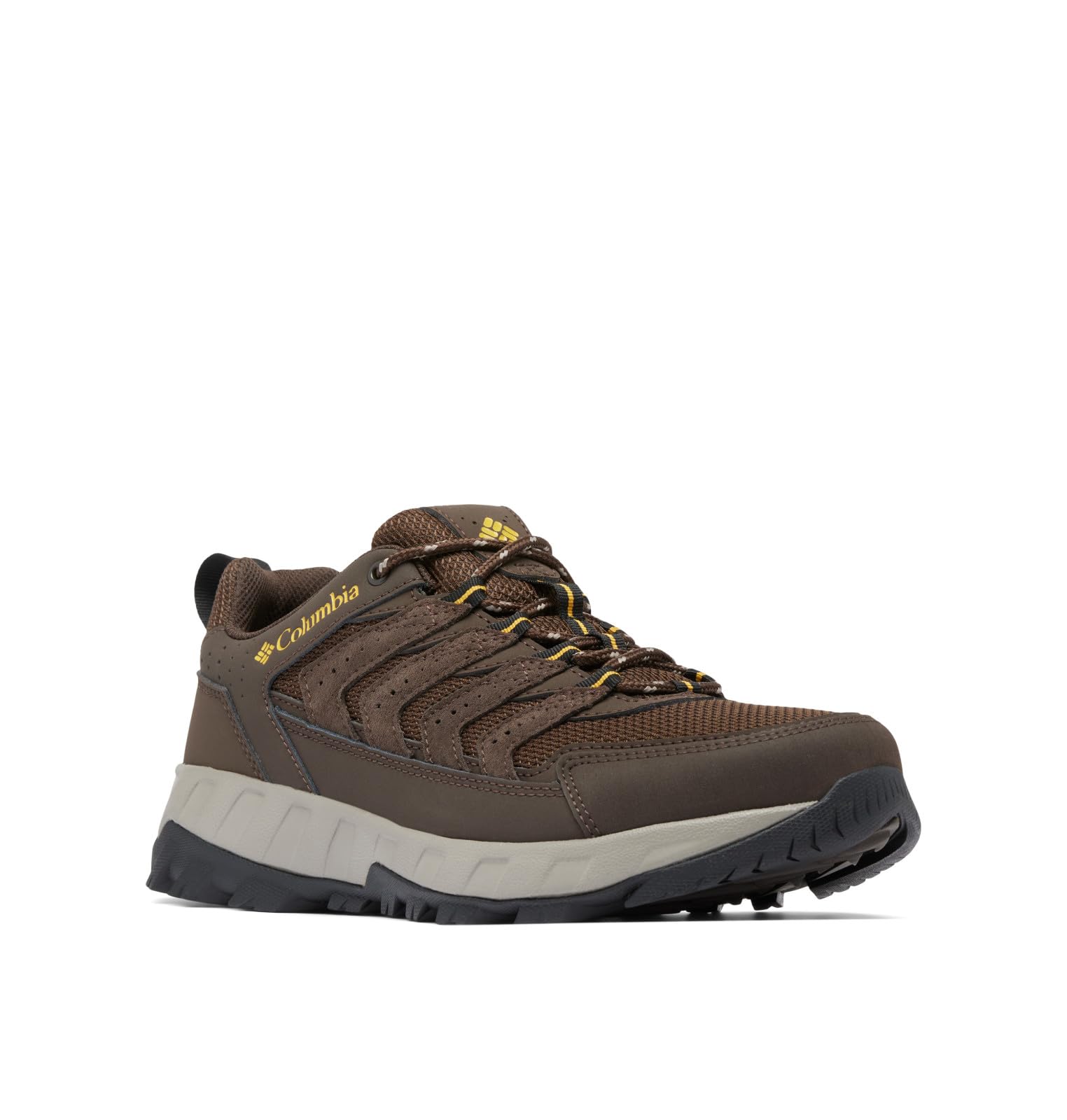 کفش گردشی پایین زیردست مردانه کلمبیا Strata Trail 44 اوروپا Cordovan/Golden Yellow