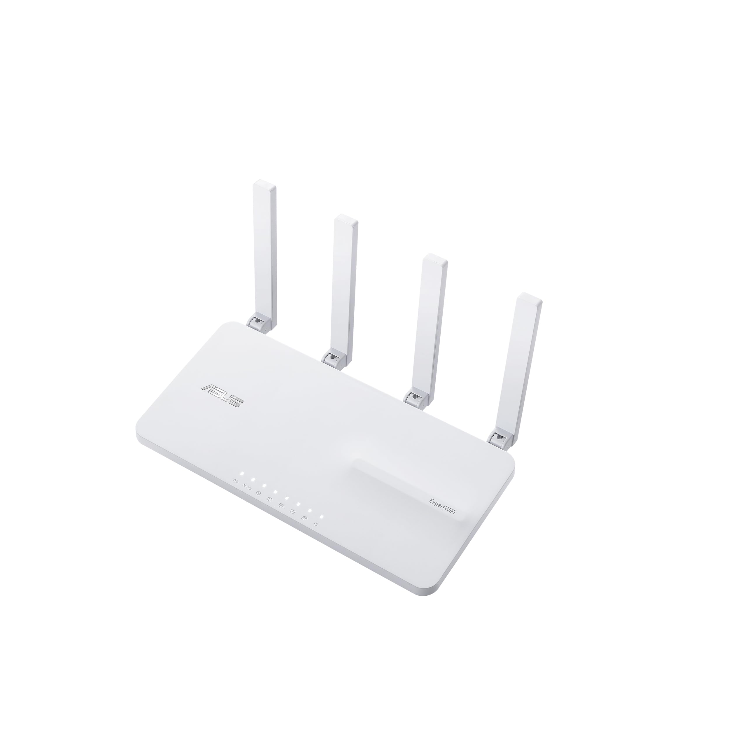 ASUS ExpertWiFi EBR63 AX3000، دسترسی آسان All-in-One Point با روتر، سوییچ و دروازه امنیتی، پشتیبانی از تا ۵ SSIDها و VLAN، پورتال مهمانی سفارشی، امنیت شبکه با کیفیت تجاری - WIFI 6 سفید EBR63 AX3000