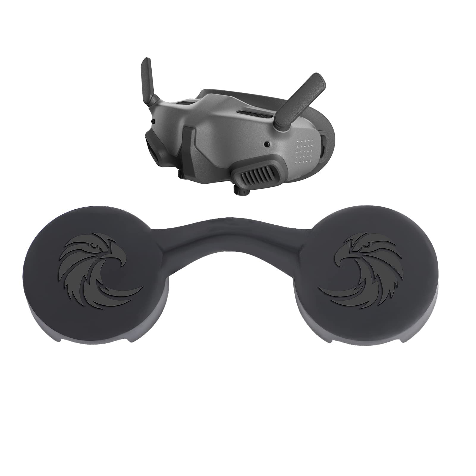 پوشاک محافظ TERRIFI برای لنزهای محافظ Avata Goggles 2 DJI، لوازم جانبی محافظ Eye Mask Silicone Case برای DJI Goggles V2 و لوازم جانبی پرواز چشمی FPV Drone Glasses