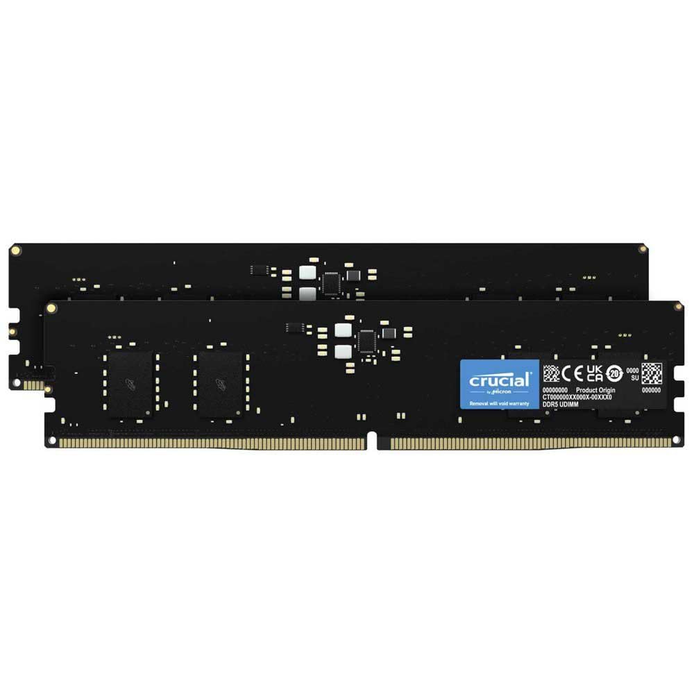 کیت RAM Crucial 16GB (2x8GB) DDR5 با سرعت 5600MHz (یا 5200MHz یا 4800MHz) حافظه رایانه رومیزی CT2K8G56C46U5 5600MHz 16GB Kit (2x8GB)