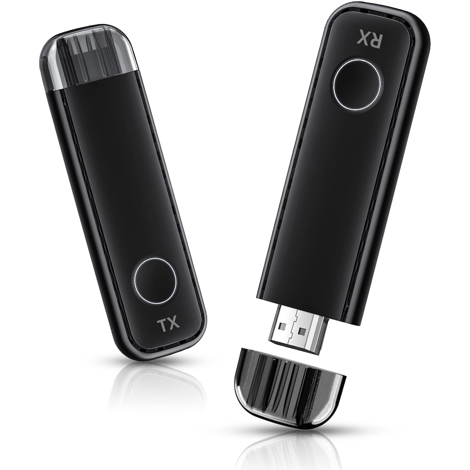 فرستنده و گیرنده HDMI بی‌سیم، آداپتور HDMI قابل‌حمل برای ارائه بی‌سیم با پشتیبانی از ۲.۴/۵ گیگاهرتز برای انتقال ویدیو و صدا از لپ‌تاپ، کامپیوتر شخصی به پروژکتور، رنگ مشکی
