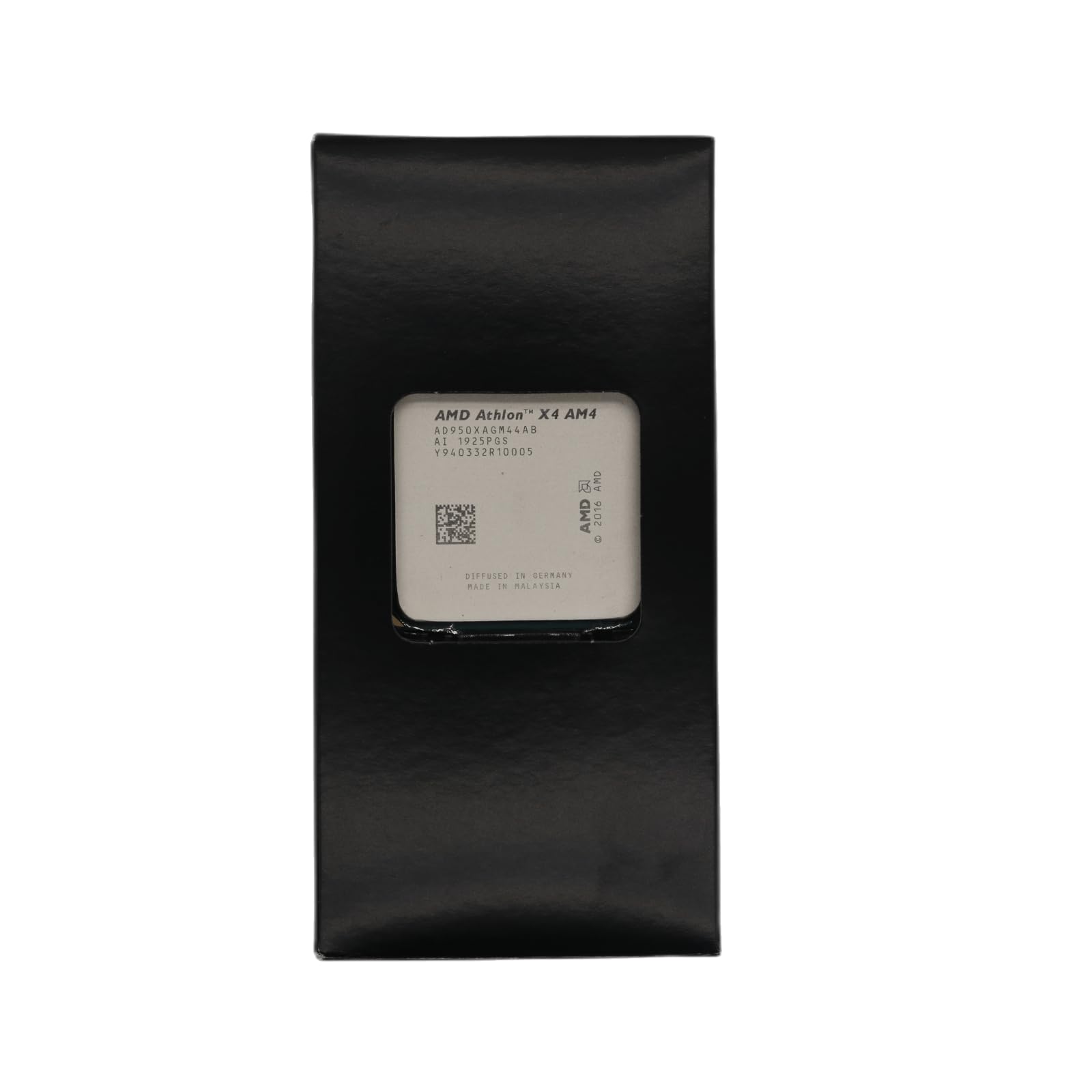 پردازنده رایانه رومیزی AMD Athlon X4 950 با 4 هسته و 4 نخ CPU، با فرکانس 3.5 گیگاهرتز، حافظه cache 2 مگابایتی و توان 65 وات، با سوکت AM4.