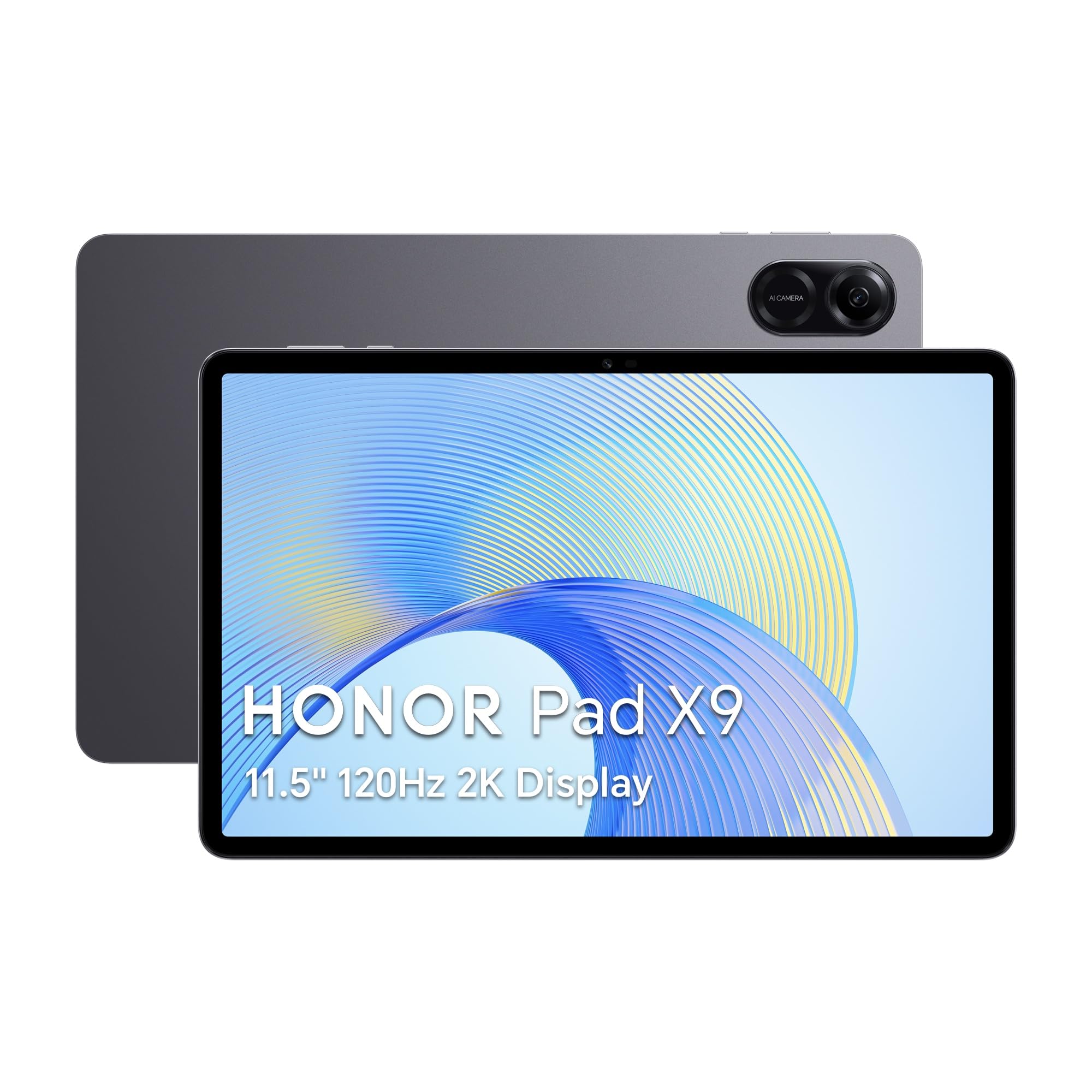 HONOR Pad X9, تبلت Wi-Fi 11.5 اینچی، 4GB+128GB، نمایشگر 120Hz 2K Fullview، 6 بلندگو، اندروید 13، Space Grey
