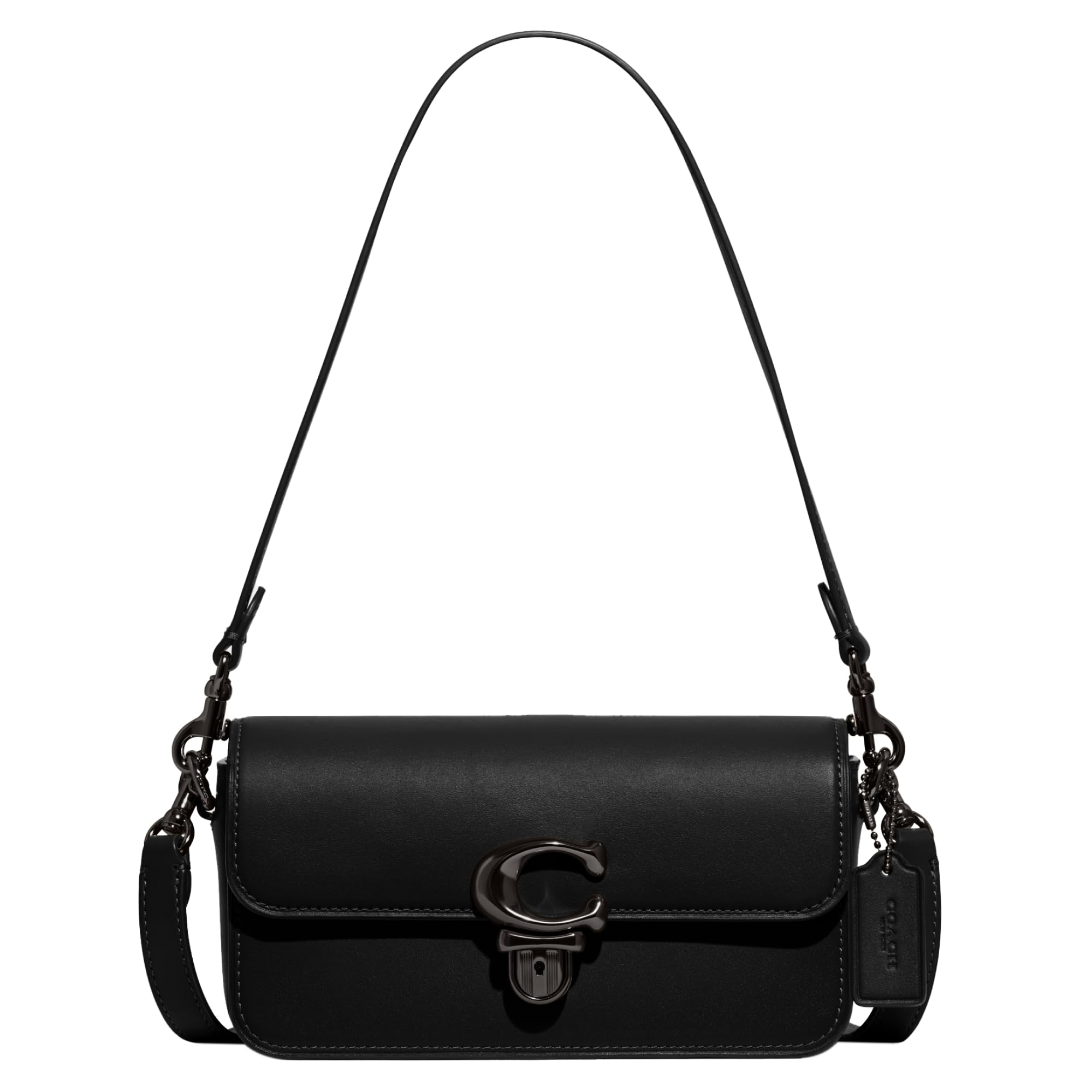 کیف شانه‌ای زنانه COACH Womens Studio Baguette (بسته 1 عدد) سایز یک عدد مشکی