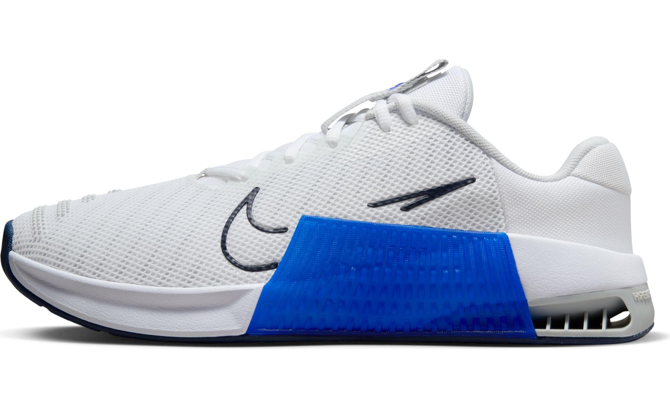 Nike Metcon 9 کفش ترنینینگ مردانه 41 EU سفید پیور پلاتینیوم ریسر بلو ابزی