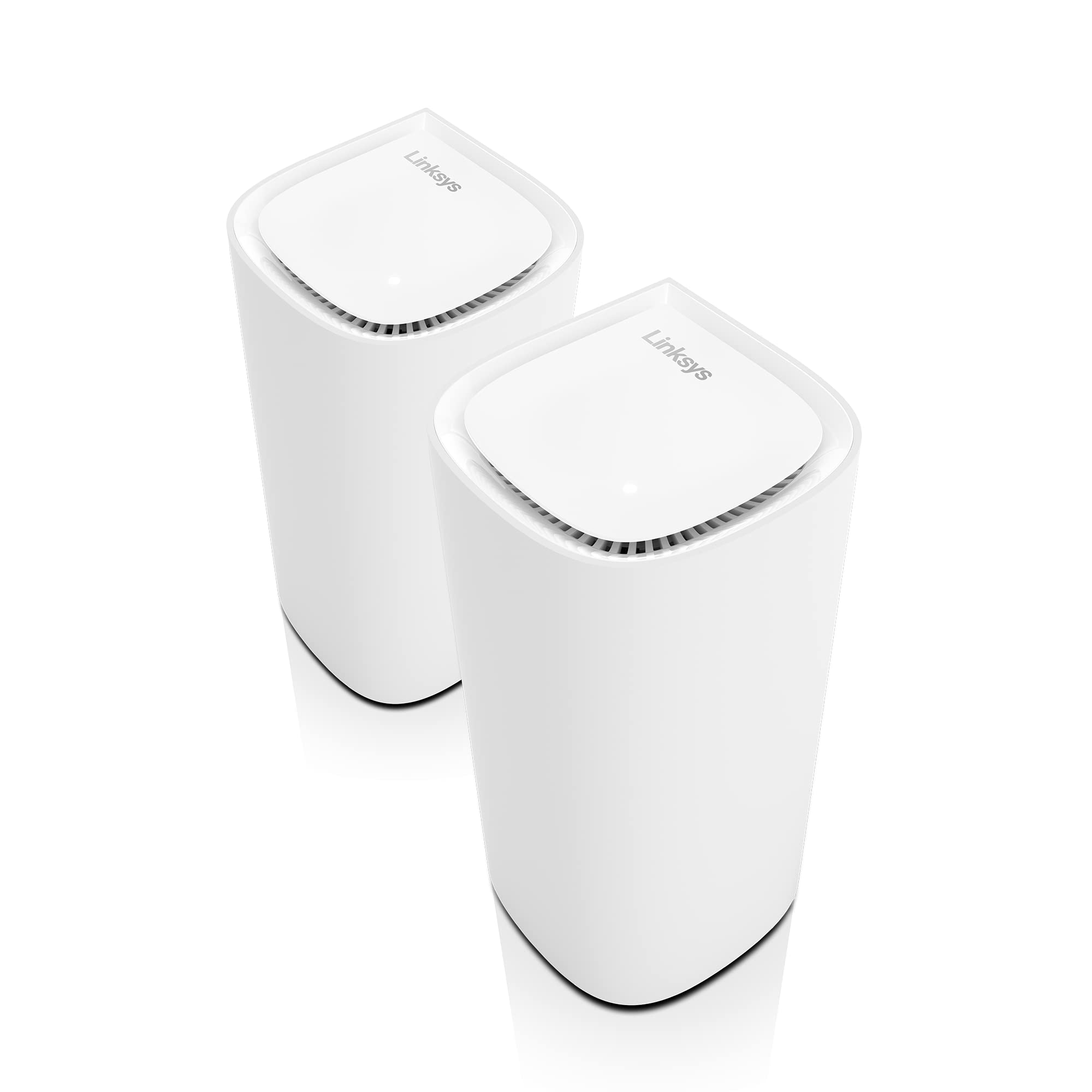سیستم مش Linksys Velop Pro WiFi 6E Tri-Band MX6202-KE — روتر مش فکری با دسترسی باند 6 گیگاهرتز و سرعت واقعی 5.4 گیگابیت بر ثانیه — پوشش کامل منزل تا 6,000 فوت مربع و 200 دستگاه — 2 بسته WiFi 6E از نوع 2 بسته