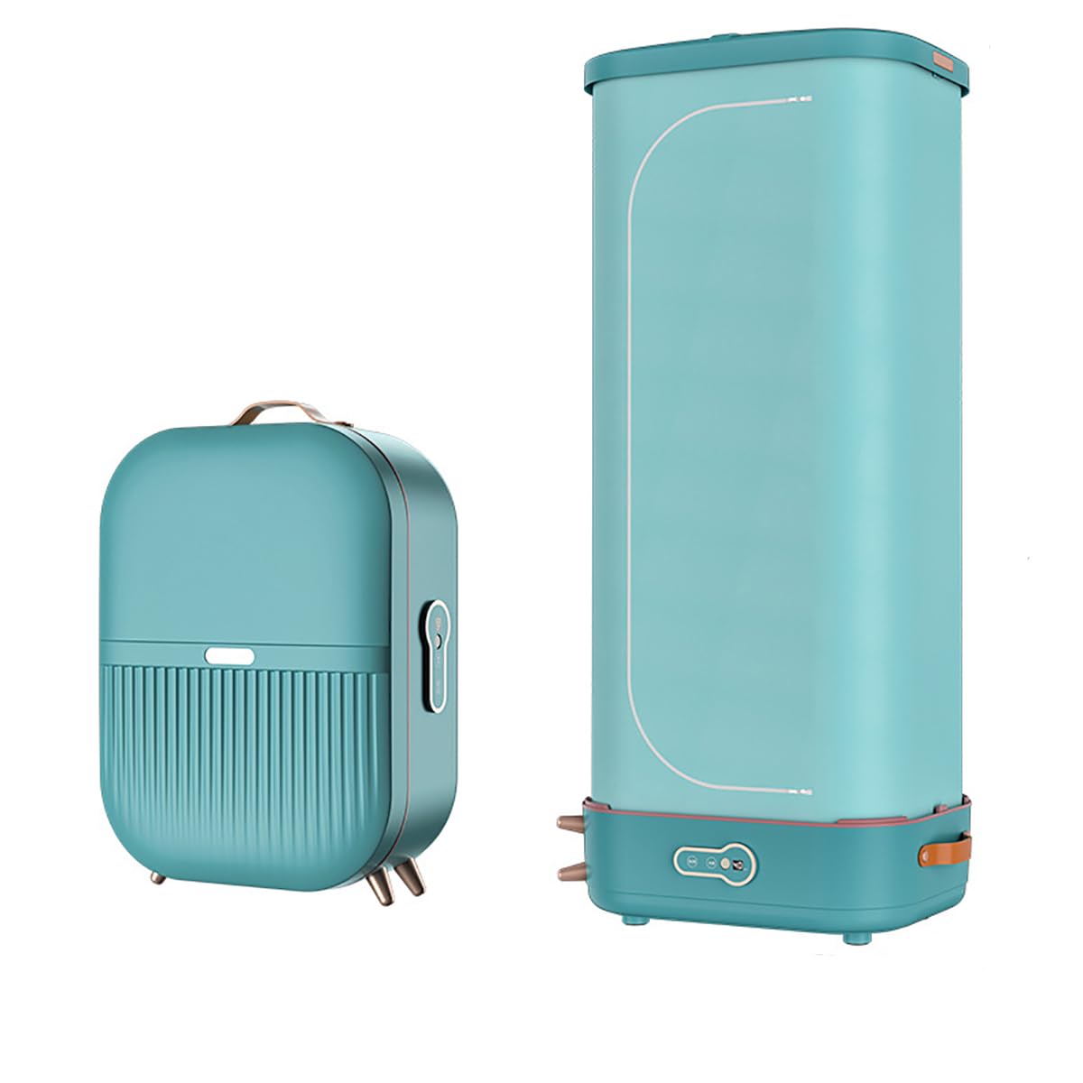 ولوله لباس خانگی قابل تاش تاش WESTN، بخاری لباس قابل ارتعاش 800W، زمان‌بندی هوشمند 240 دقیقه و خشک کن 65°، عملکرد پنل آسان، چروک‌ها را به سرعت برطرف می‌کند