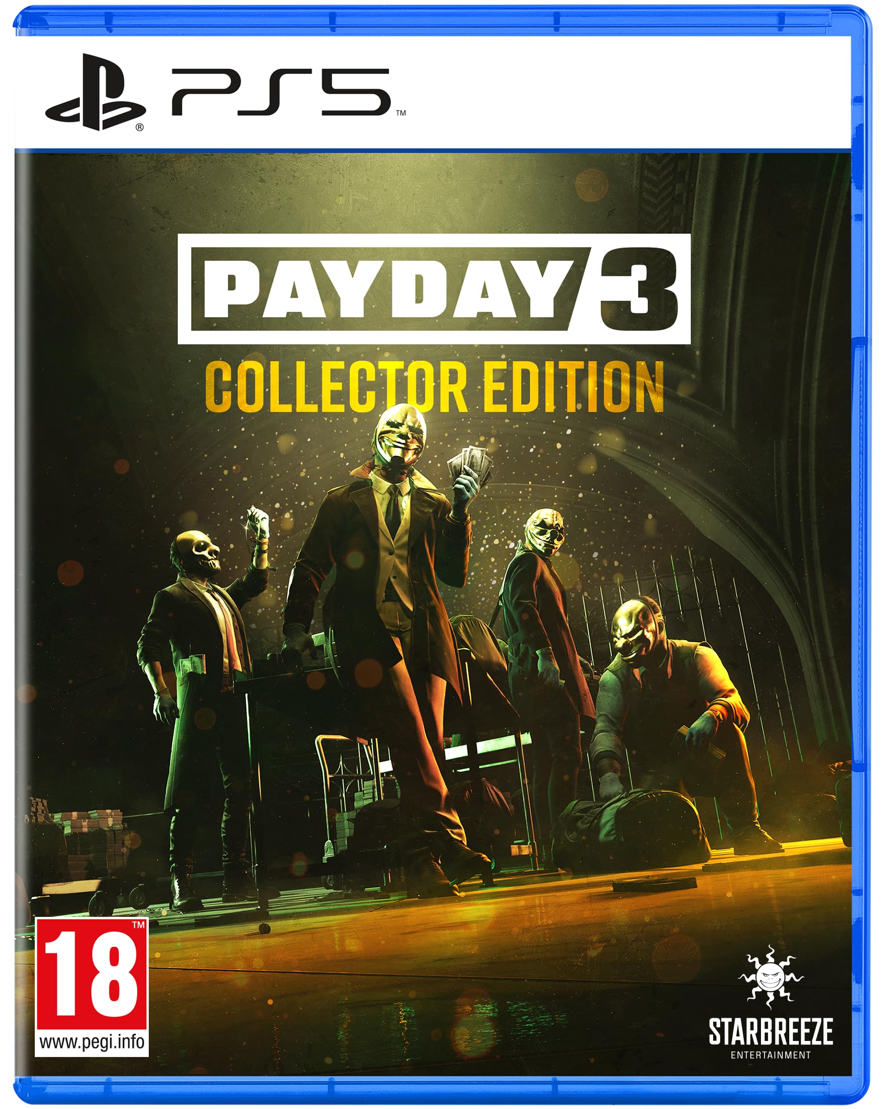 نسخه مجمع‌کننده Payday 3 برای PS5 PEGI