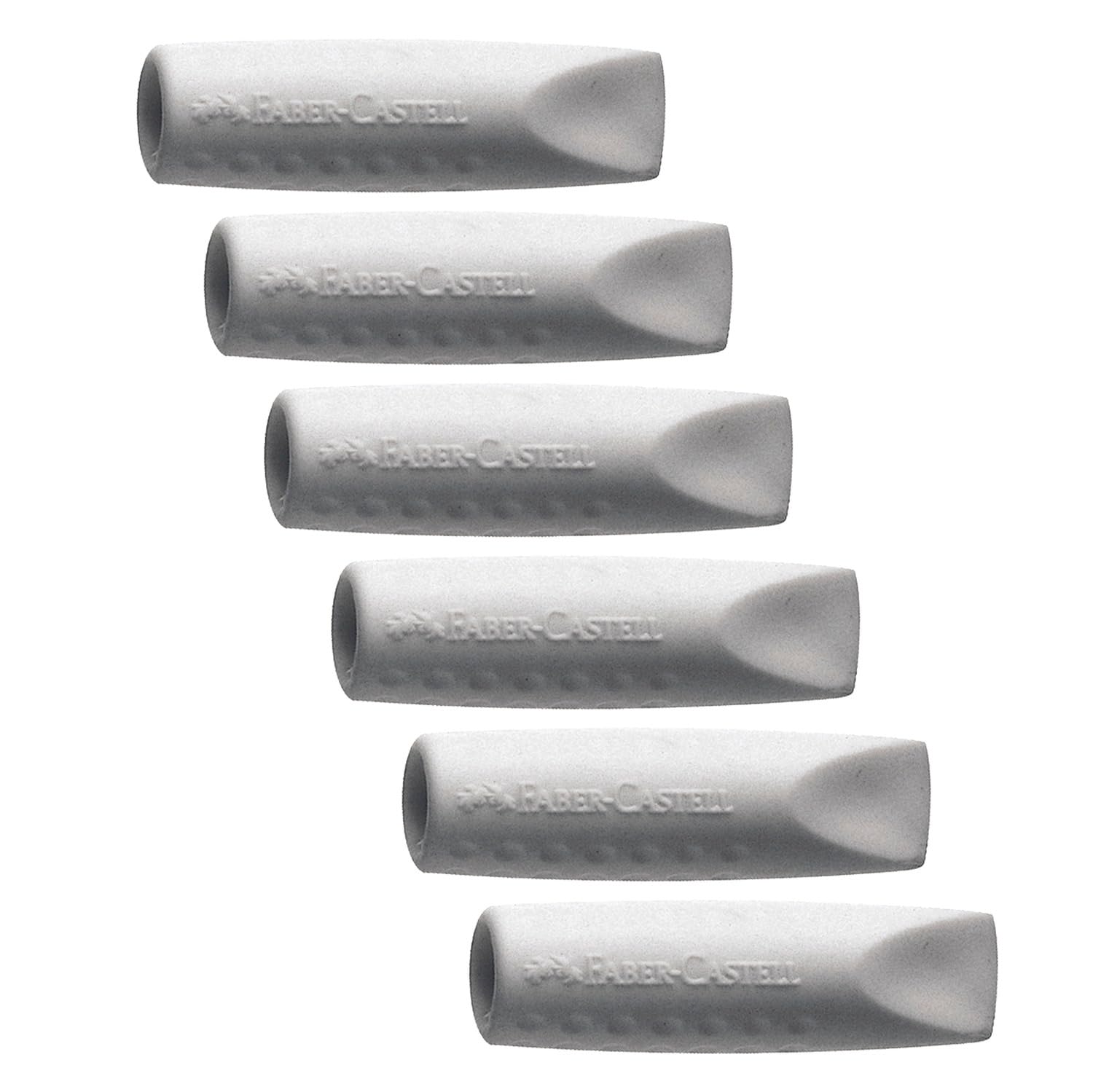 خلاصه Faber-Castell 205049 پاک کن گریپ 2001 درپوش پاک کن، ۱۲ عدد پاک کن برای اتصال بسته ۱۲ عددی