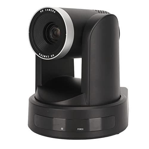 دوربین کنفرانسی Goshyda PTZ، زوم اپتیکال ۱۰ برابر، سیستم دوربین ویدیویی HD با وای فای 5.8G و کنترل از راه دور، دارای زاویه دید ۱۲۰ درجه وب‌کم PTZ USB2.0 برای استریمینگ زنده (پلاگین انگلیسی)
