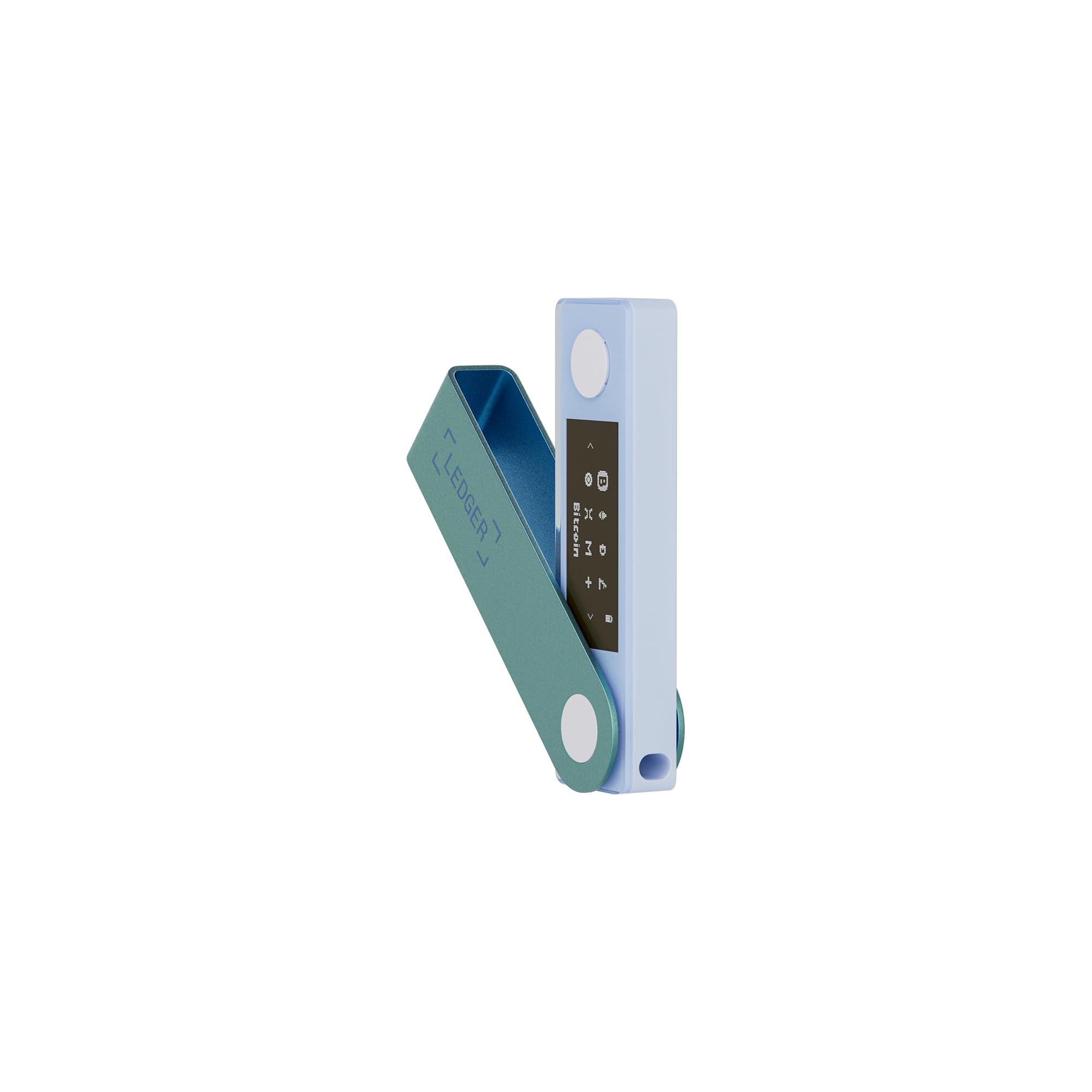 Ledger Nano X (Pastel Green): امن و مدیریت کریپتو و NFT های خود را در حال حرکت با کیف پول سخت افزاری مجهز به بلوتوث® ما مدیریت کنید.