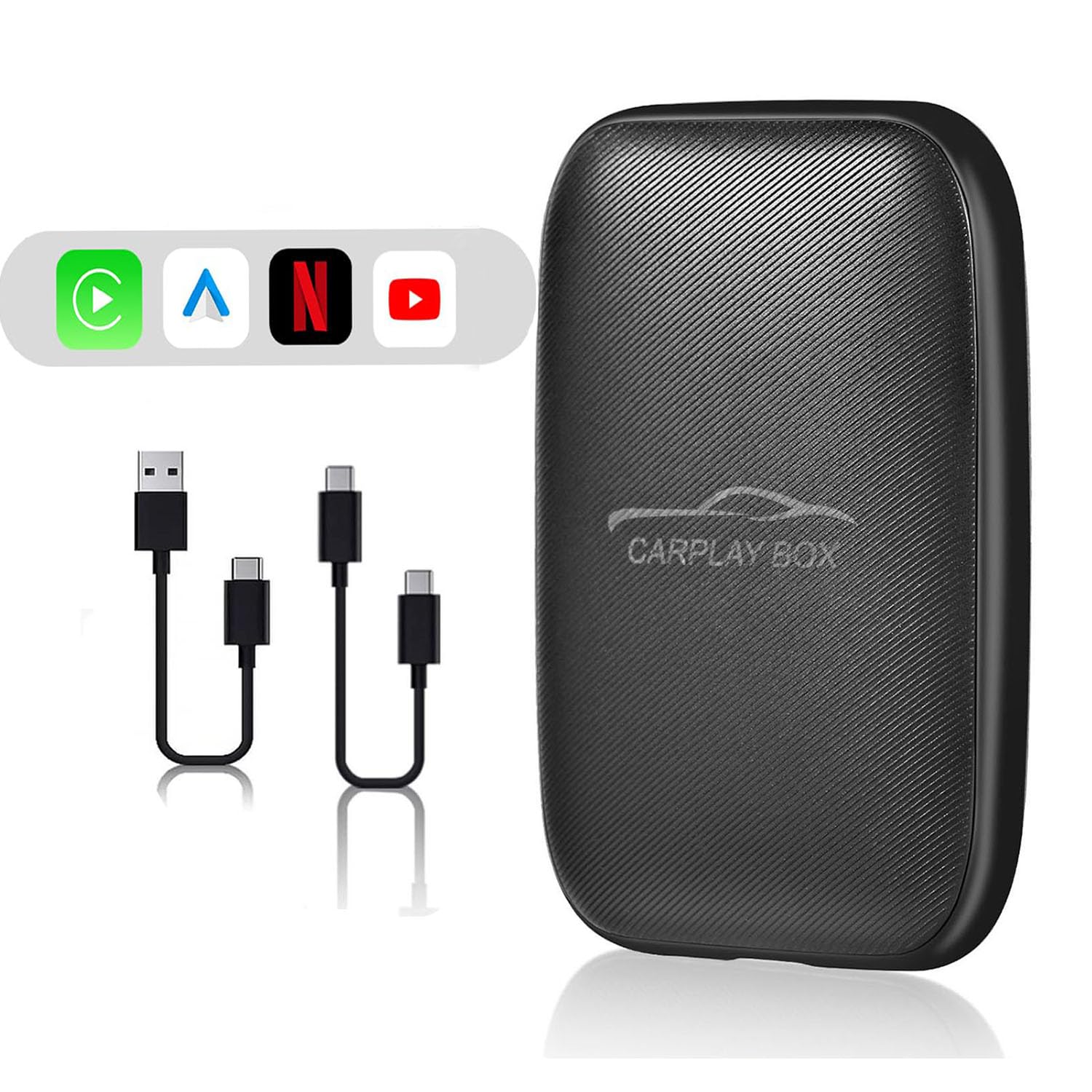 به روزرسانی 2023 بازیابی بی‌سیم CarPlay با نتفلیکس یوتیوب، 3 در 1 باکس بی‌سیم Car Play و اندروید اتو Ai، باکس جادویی Autofix CarPlay برای خودروهای با صفحه لمسی CarPlay سیمی