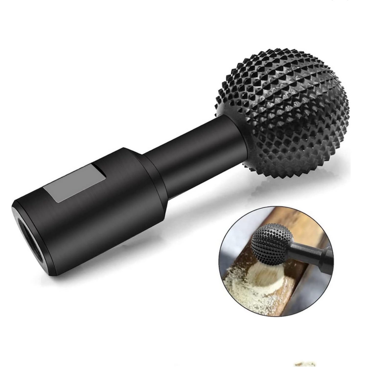 ابزارهای حکاکی شیار چوبی SKEIDO 14 میلیمتری برای گریندر زاویه‌ای، فرز گردان چوبی، فایل چرخشی قدرتمند گویچ چوب، و متصل کننده فرز توپ‌شکل،Milling Cutter، با سوراخ‌کنی و шарپک کاری در خشت لکی دکوبیده.